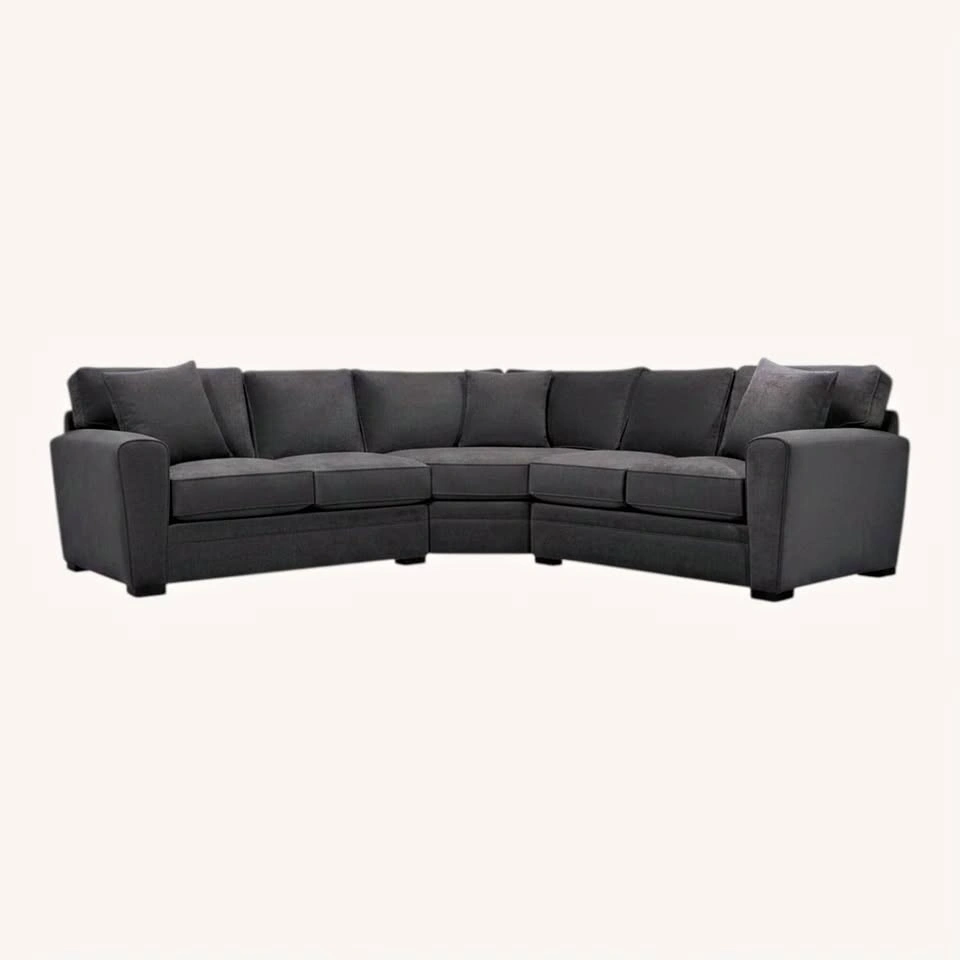 Raymour & Flanigan Artemis Dark Gray Sectional
