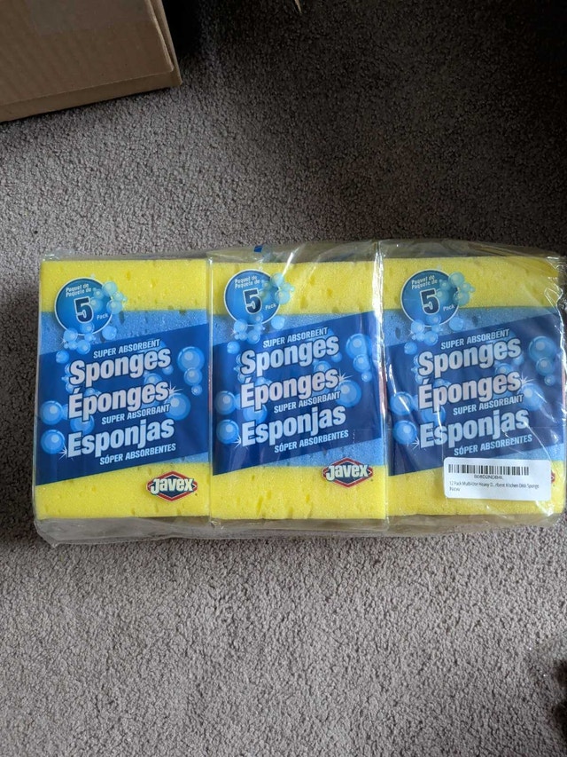 15 pack Heavy Duty Super Absorbent Sponges