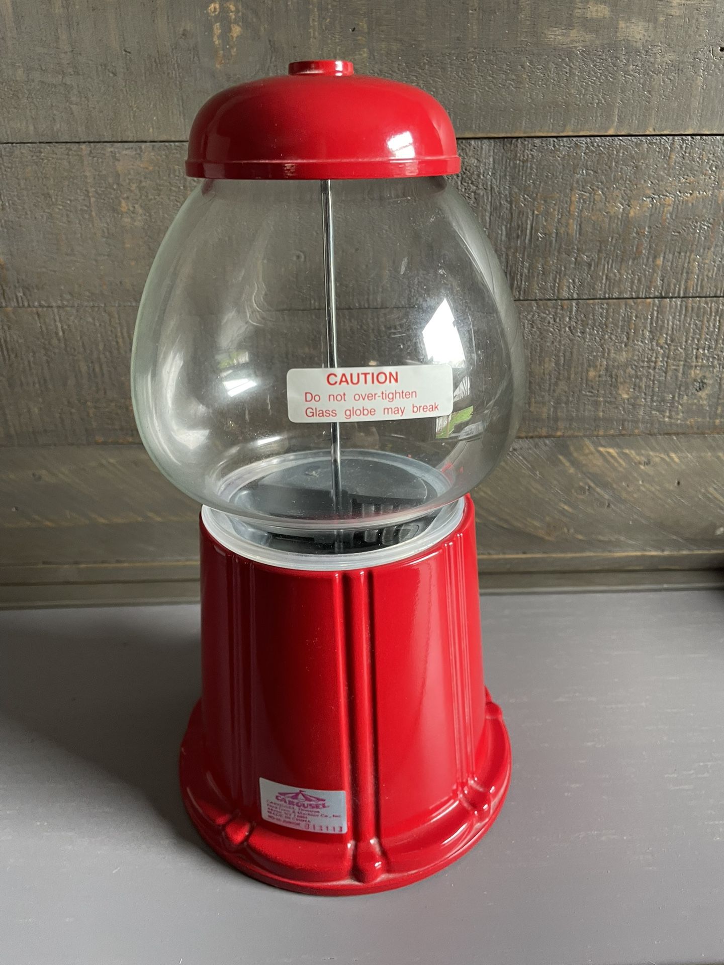 Vintage Carousel Gumball Machine Bank - Red - photo 2