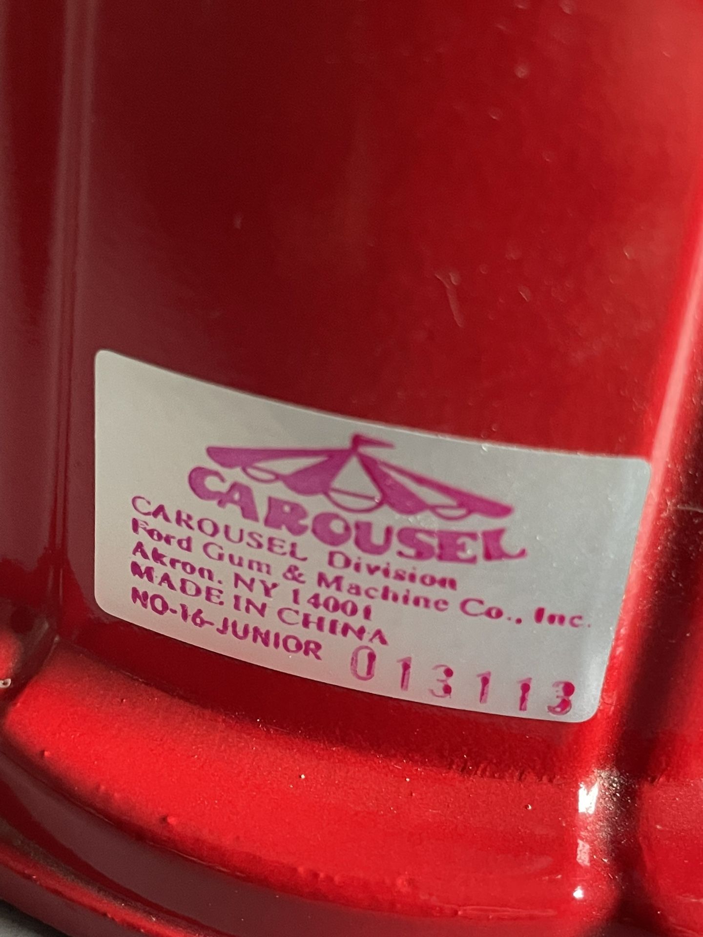 Vintage Carousel Gumball Machine Bank - Red - photo 5