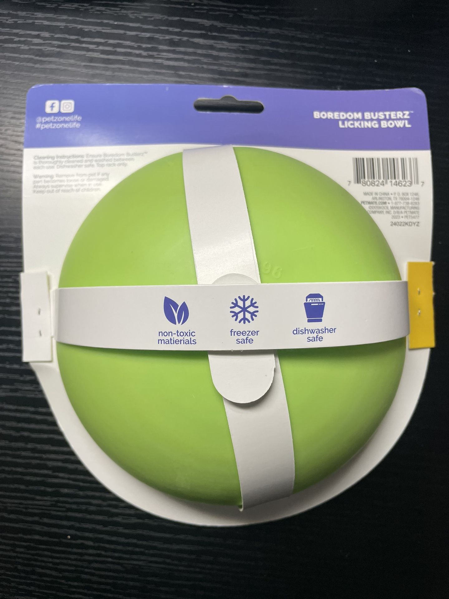 NEW - Pet Zone Boredom Bowl Licking Bowl For Cats And Dogs - photo 5