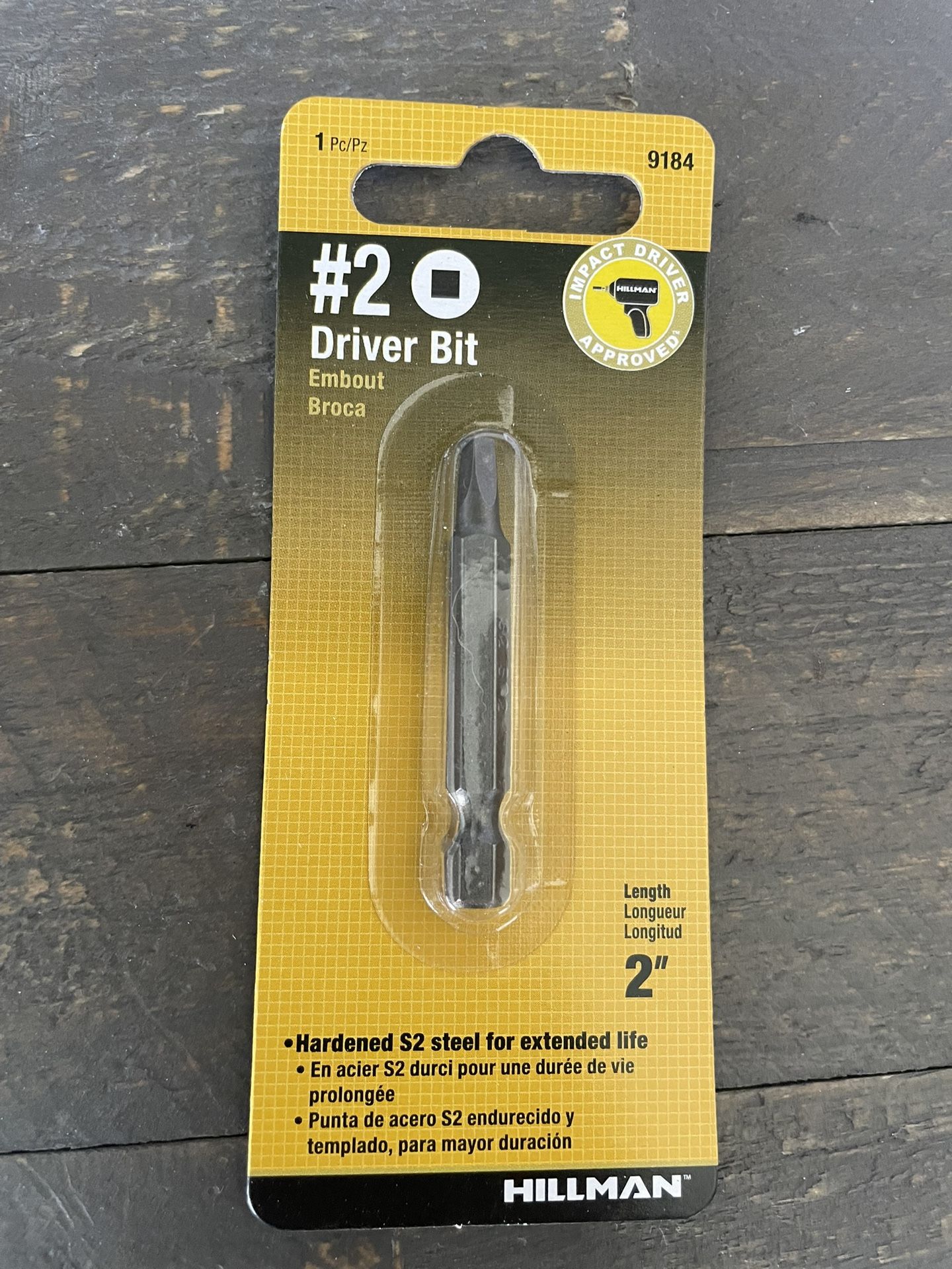 Hillman #2 Driver Bit - Set of 3 - photo 5