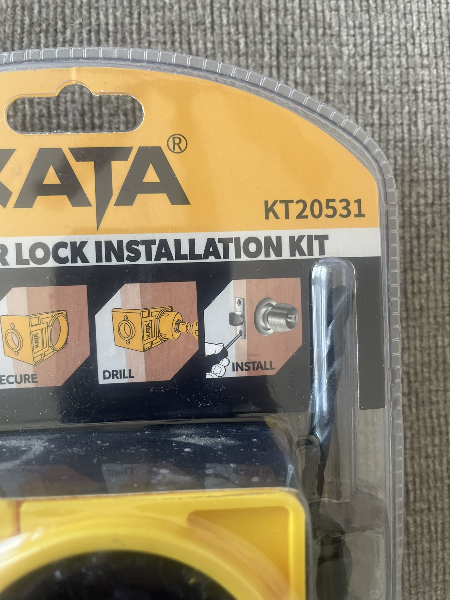 NEW - Kata Wood Door Lock Installation Kit - KT20531 - photo 5