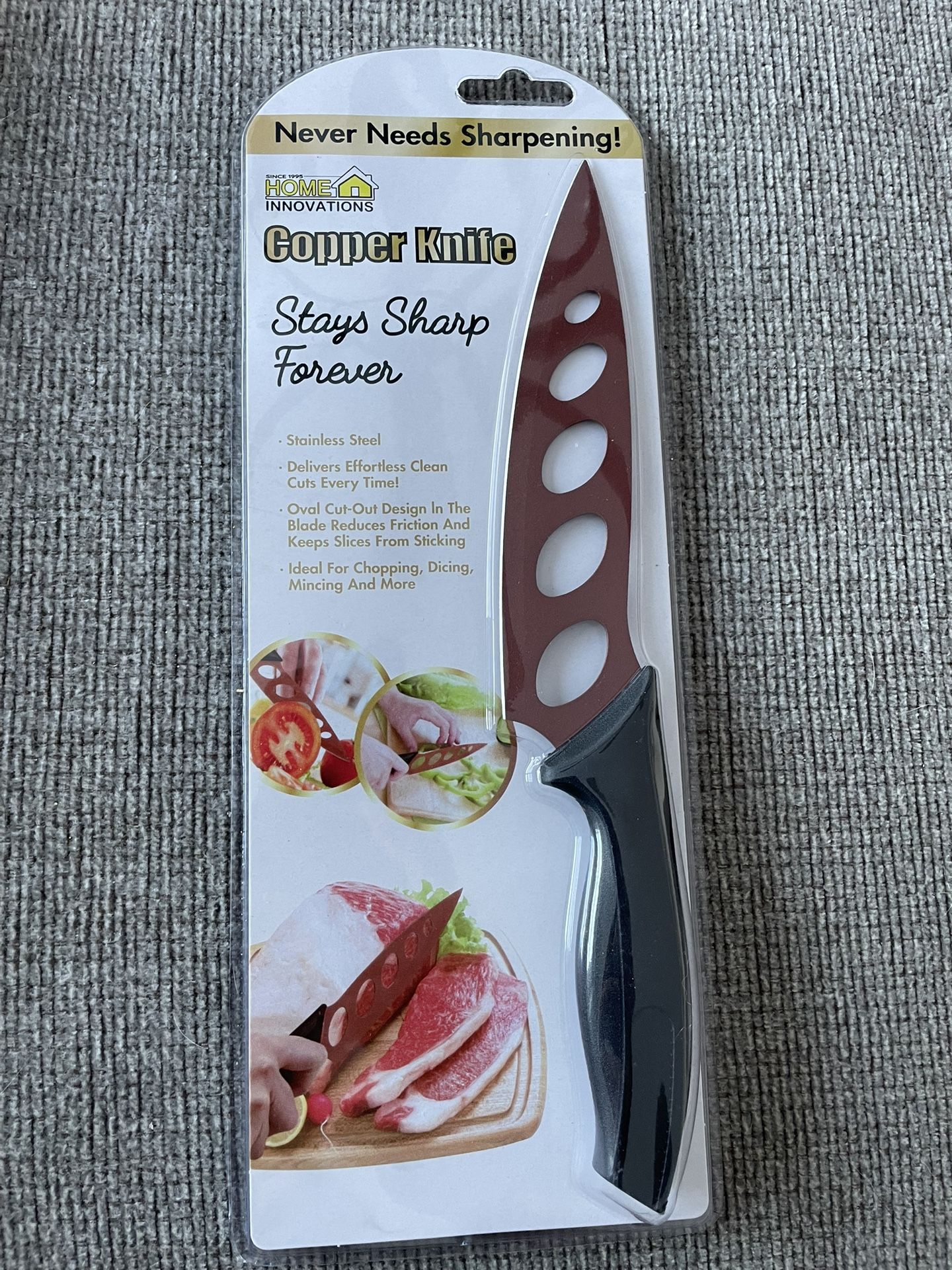 Home Innovations Copper Knife - NEW