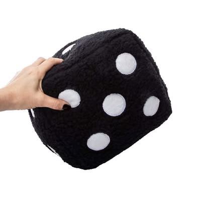 9" Fuzzy Dice Pillow - Plush - photo 2