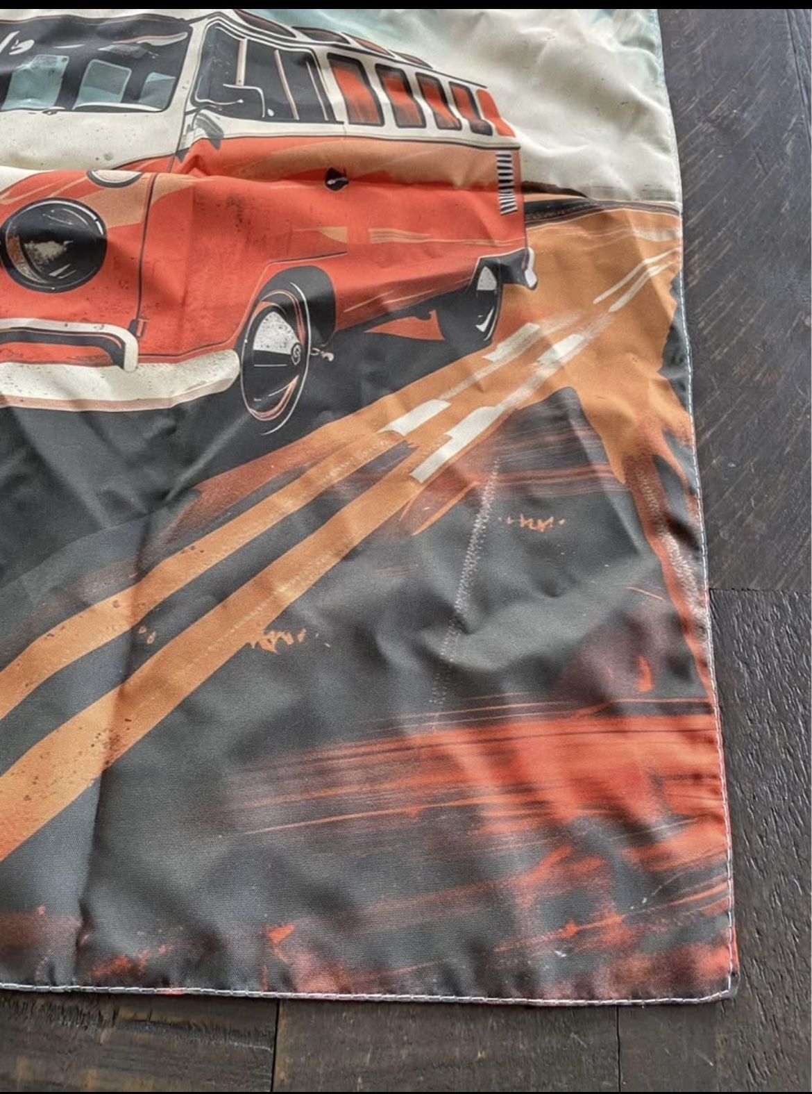 VW Bus Van Double Sided Garden Flag - photo 5