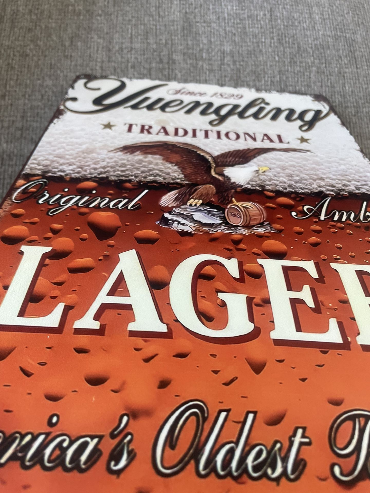 NEW - Yuengling Lager Metal Sign - photo 3