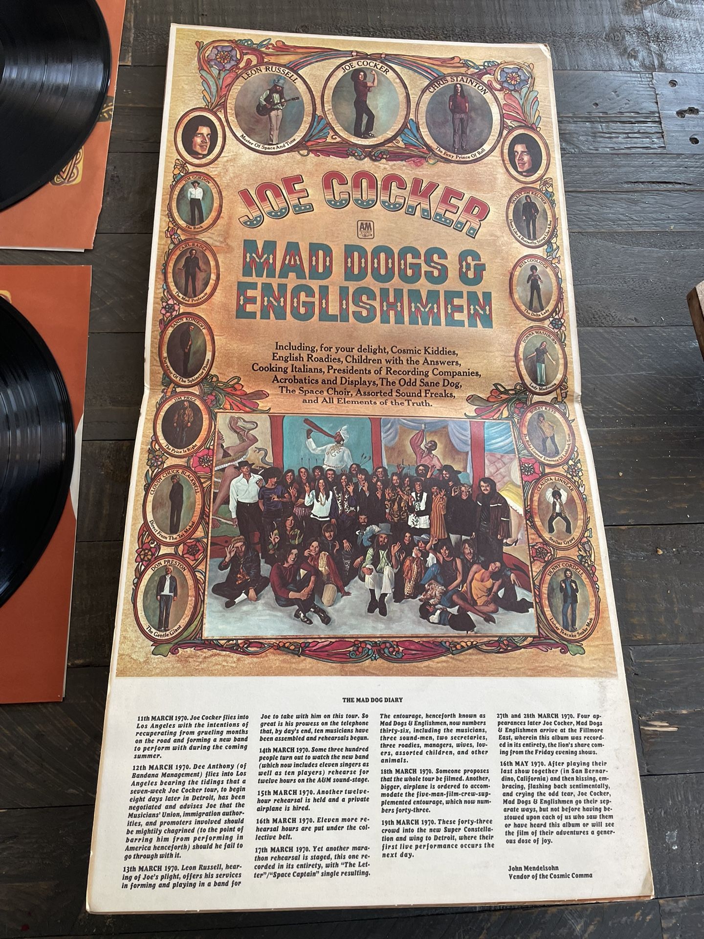 Joe Cocker "Mad Dogs & Englishmen" Double Vinyl LP - photo 2