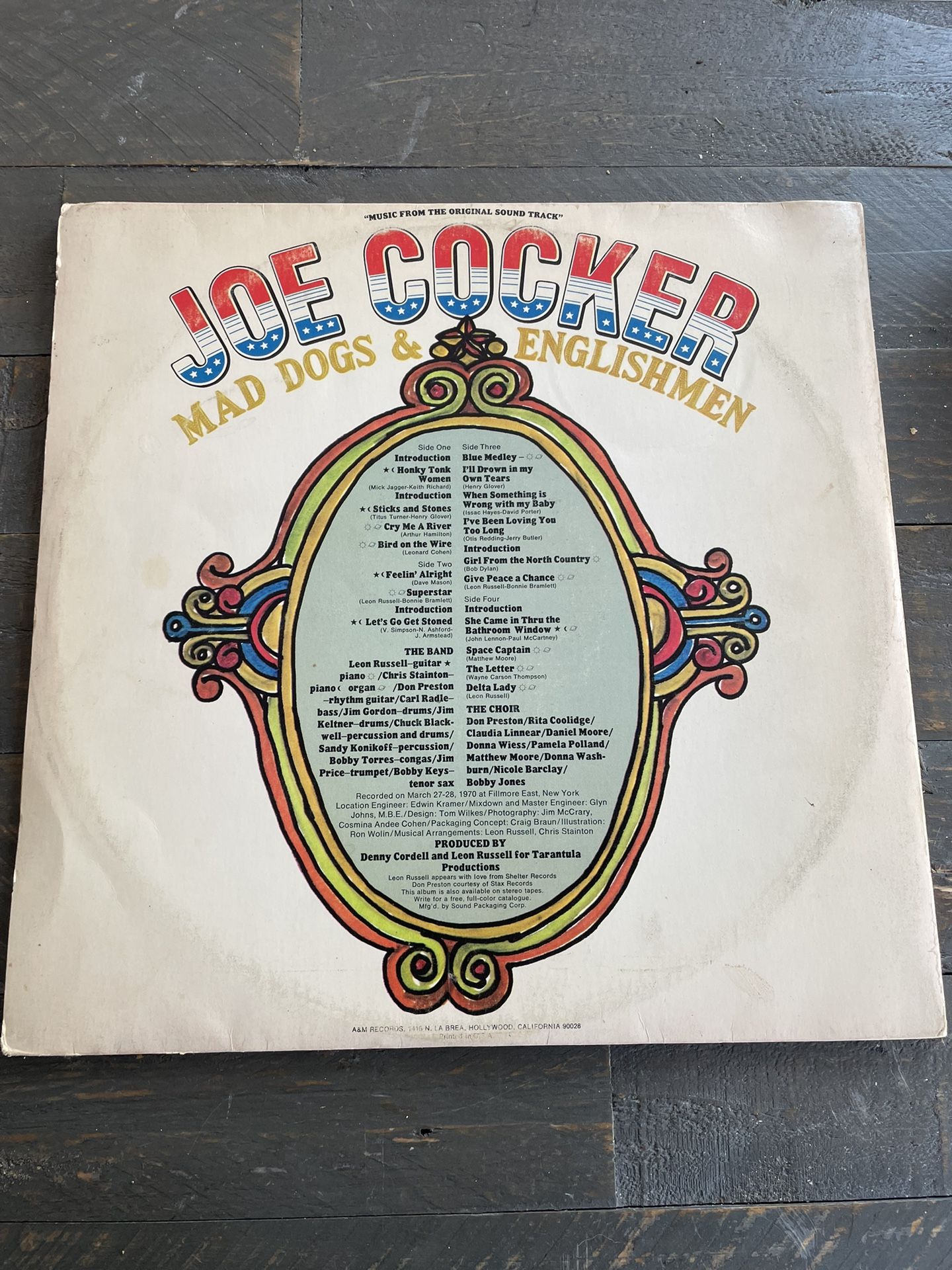 Joe Cocker "Mad Dogs & Englishmen" Double Vinyl LP - photo 3