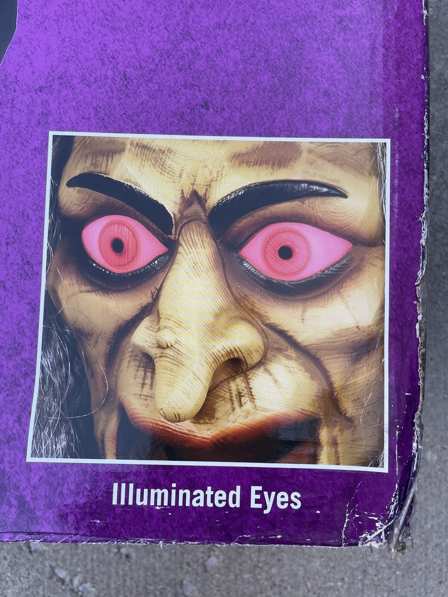 Halloween Animatronic 6' Marionette Witch Puppet Prop Animated - photo 3