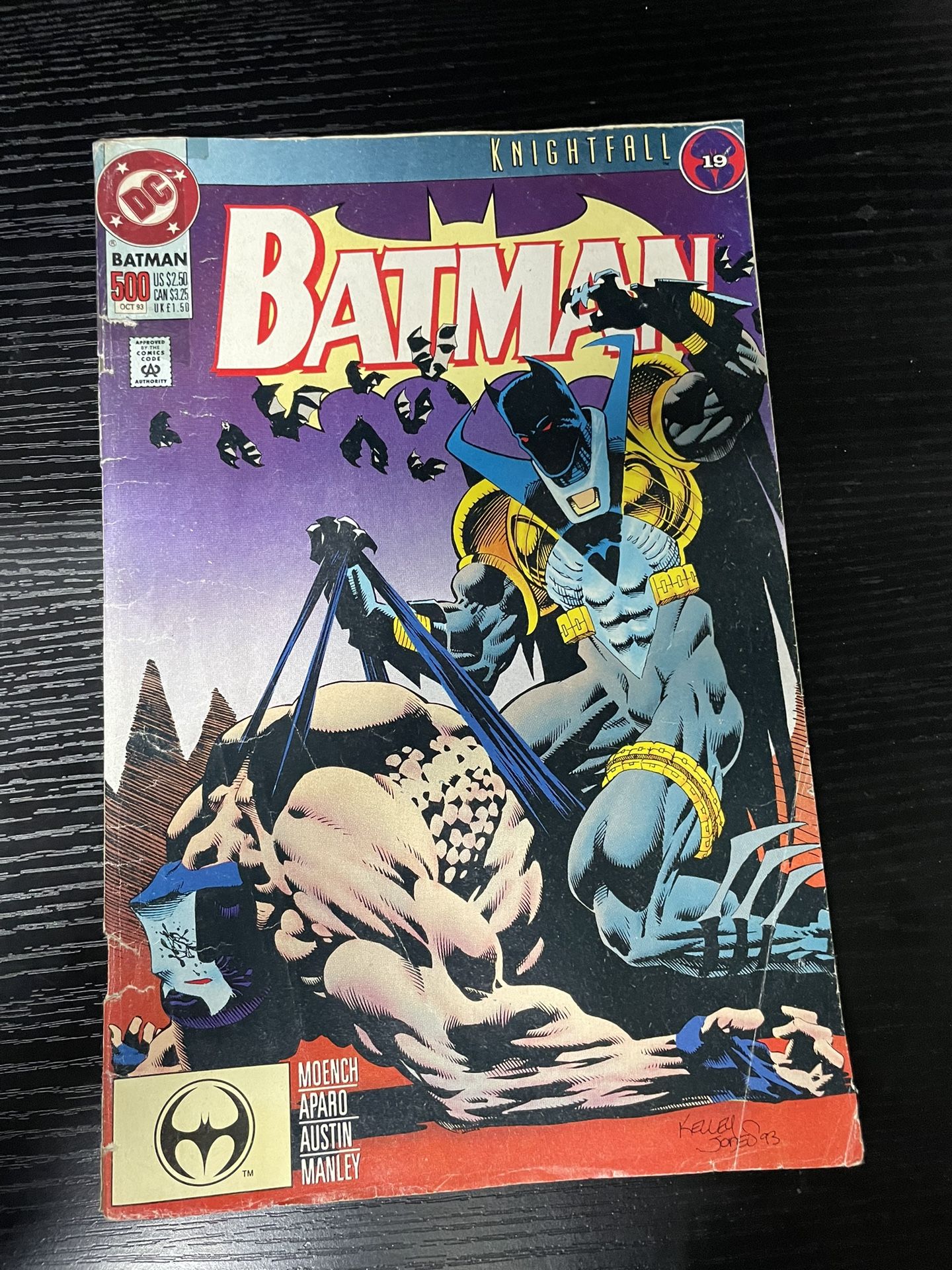 Vintage Batman Knightfall Comic Book - 1993