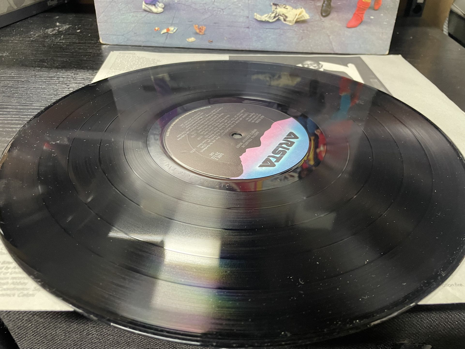 Vintage - Aretha Franklin - Who’s Zoomin’ Who? Vinyl Record LP - photo 4