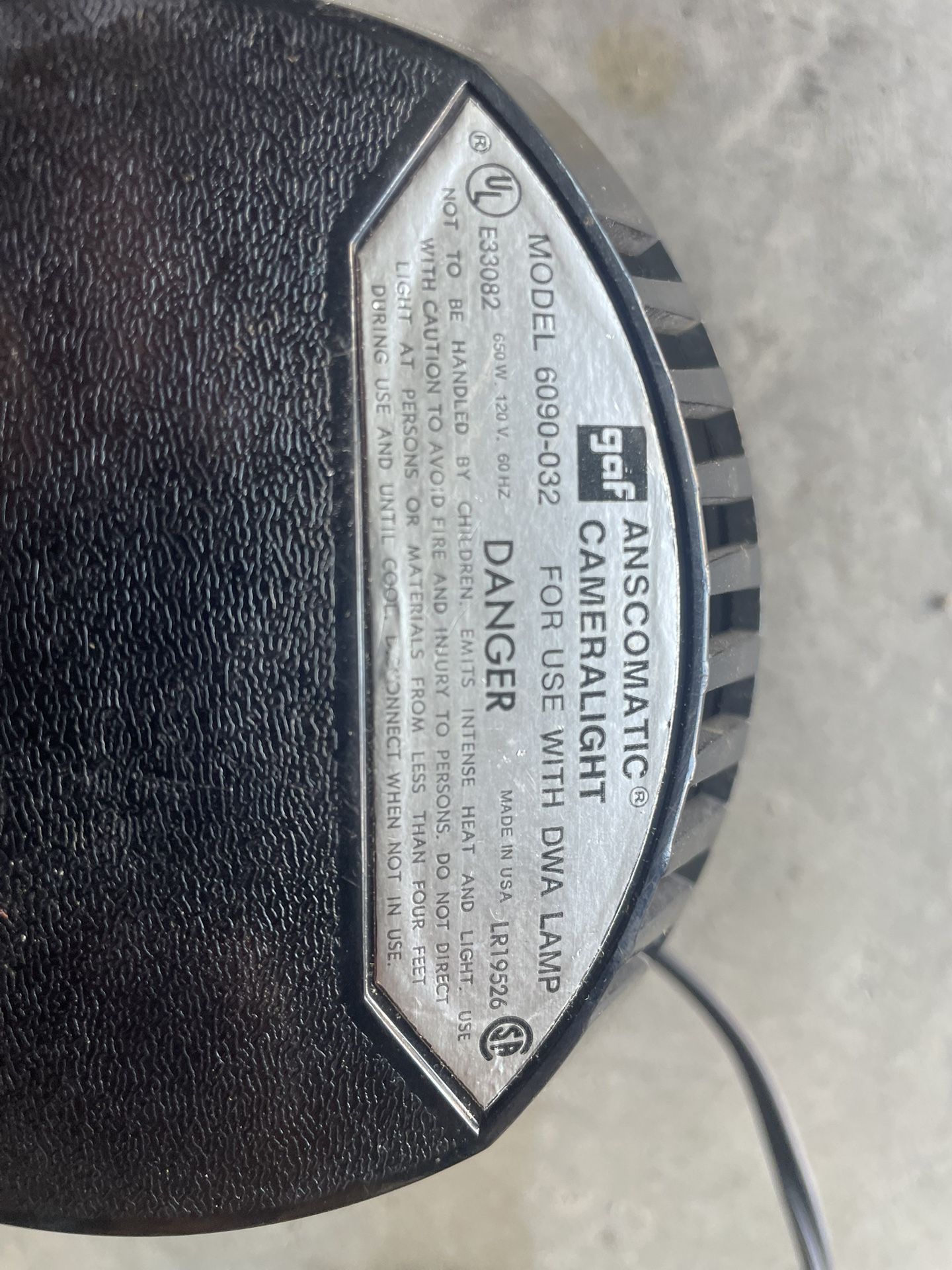 Vintage GE Camera Light - Model 6090-032 - photo 4