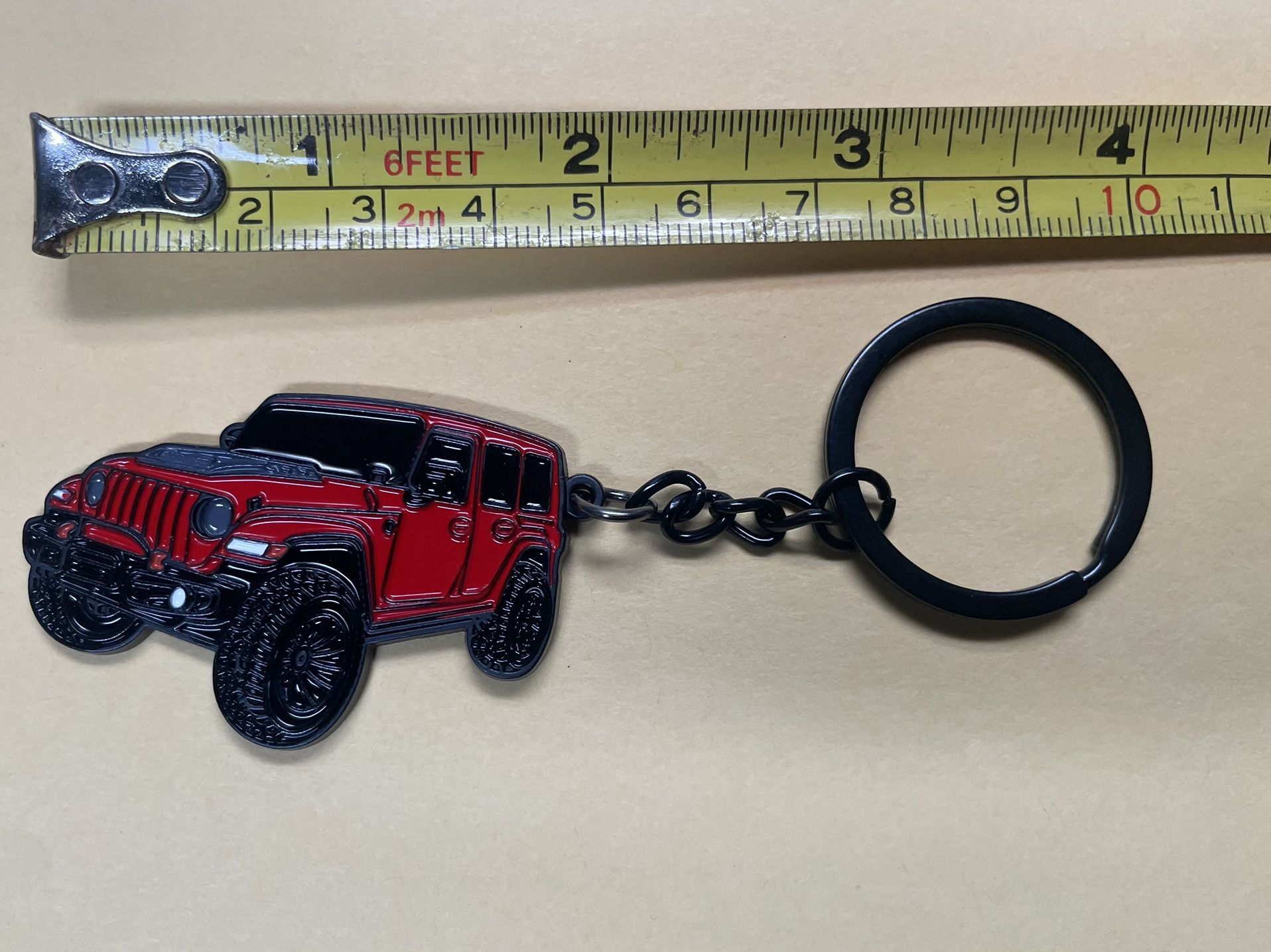 NEW - Metal Keychain For Jeep - Wrangler