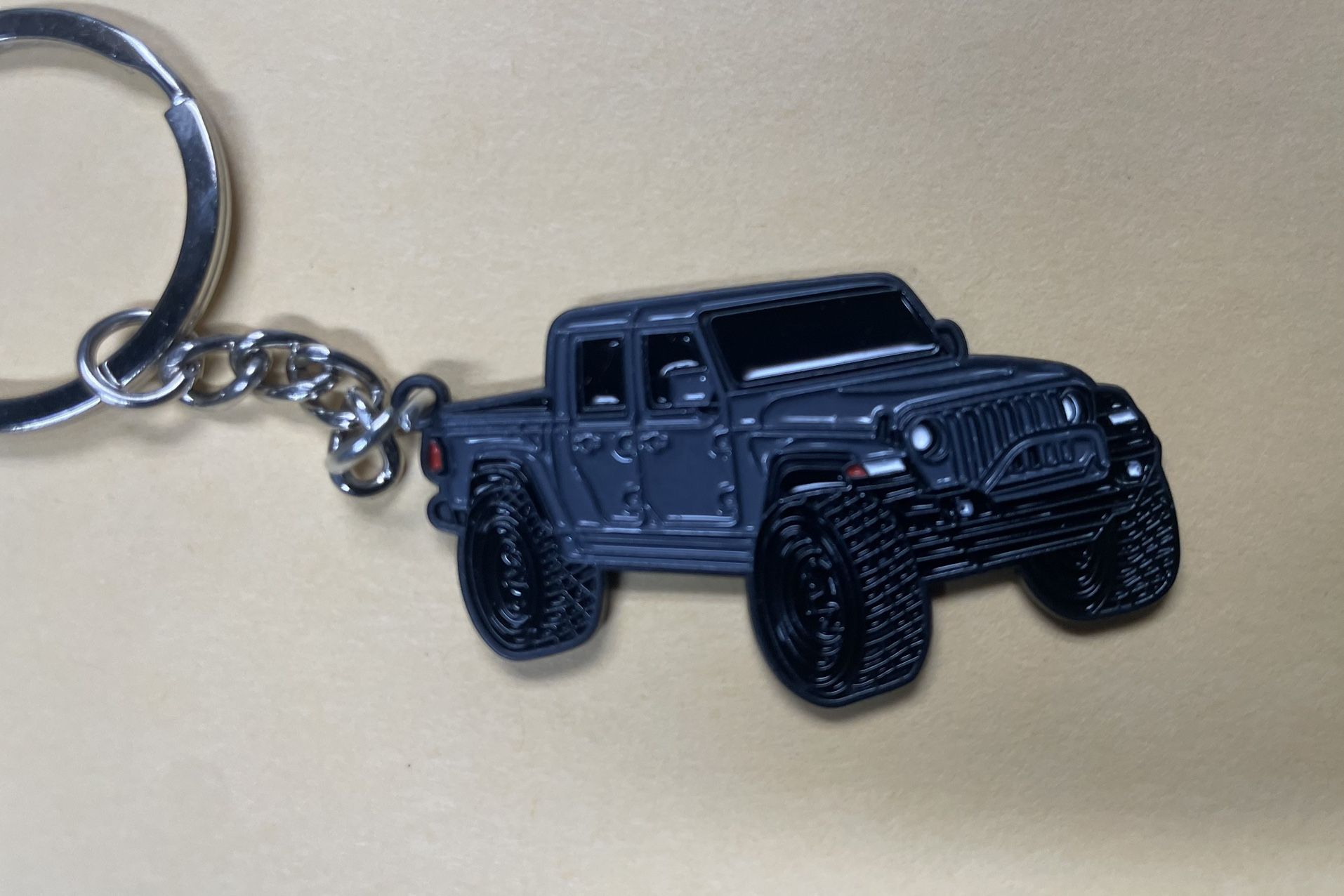 NEW - Metal Keychain For Jeep - Gladiator-Wrangler - photo 2