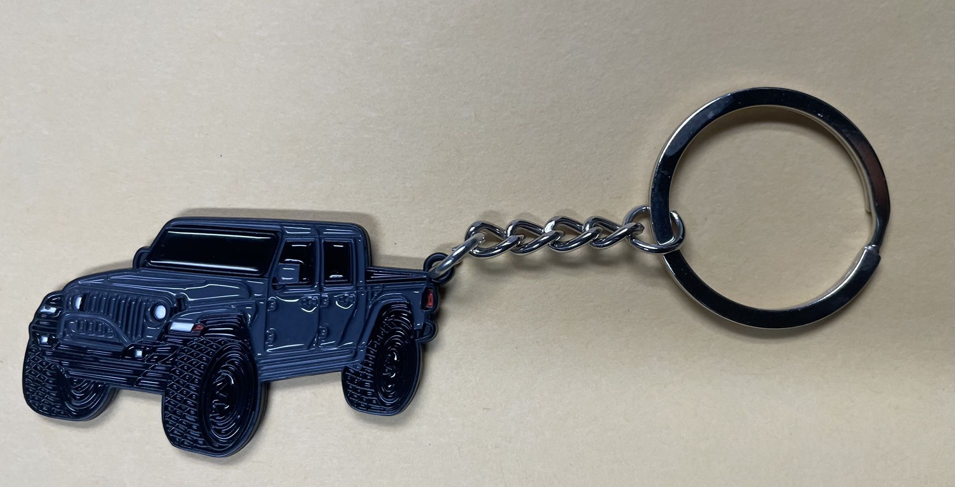 NEW - Metal Keychain For Jeep - Gladiator-Wrangler - photo 3