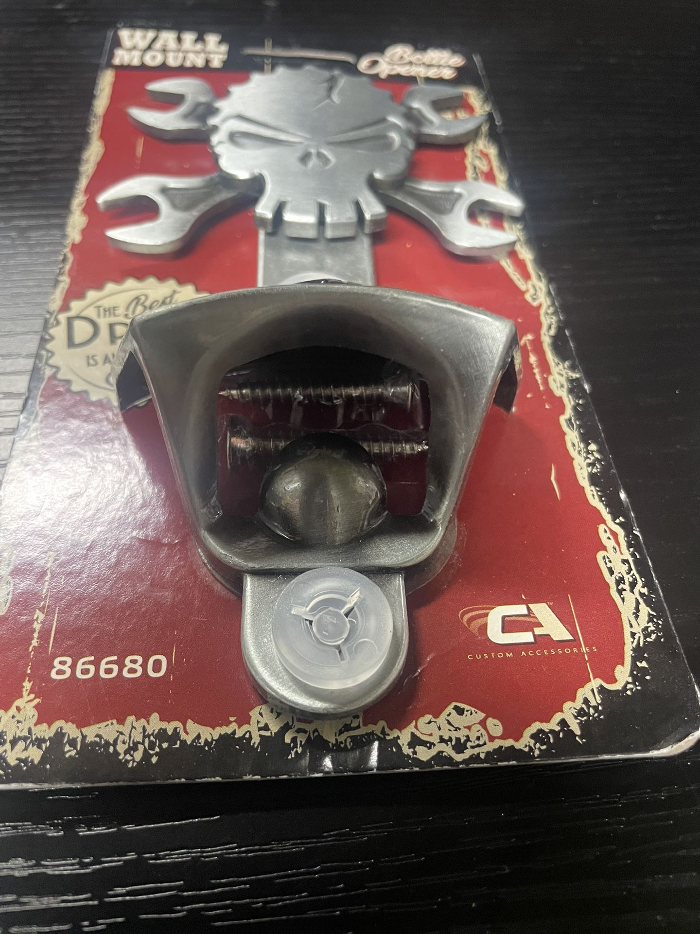 Silver Metal Skull Wrench Bottle Opener - photo 5