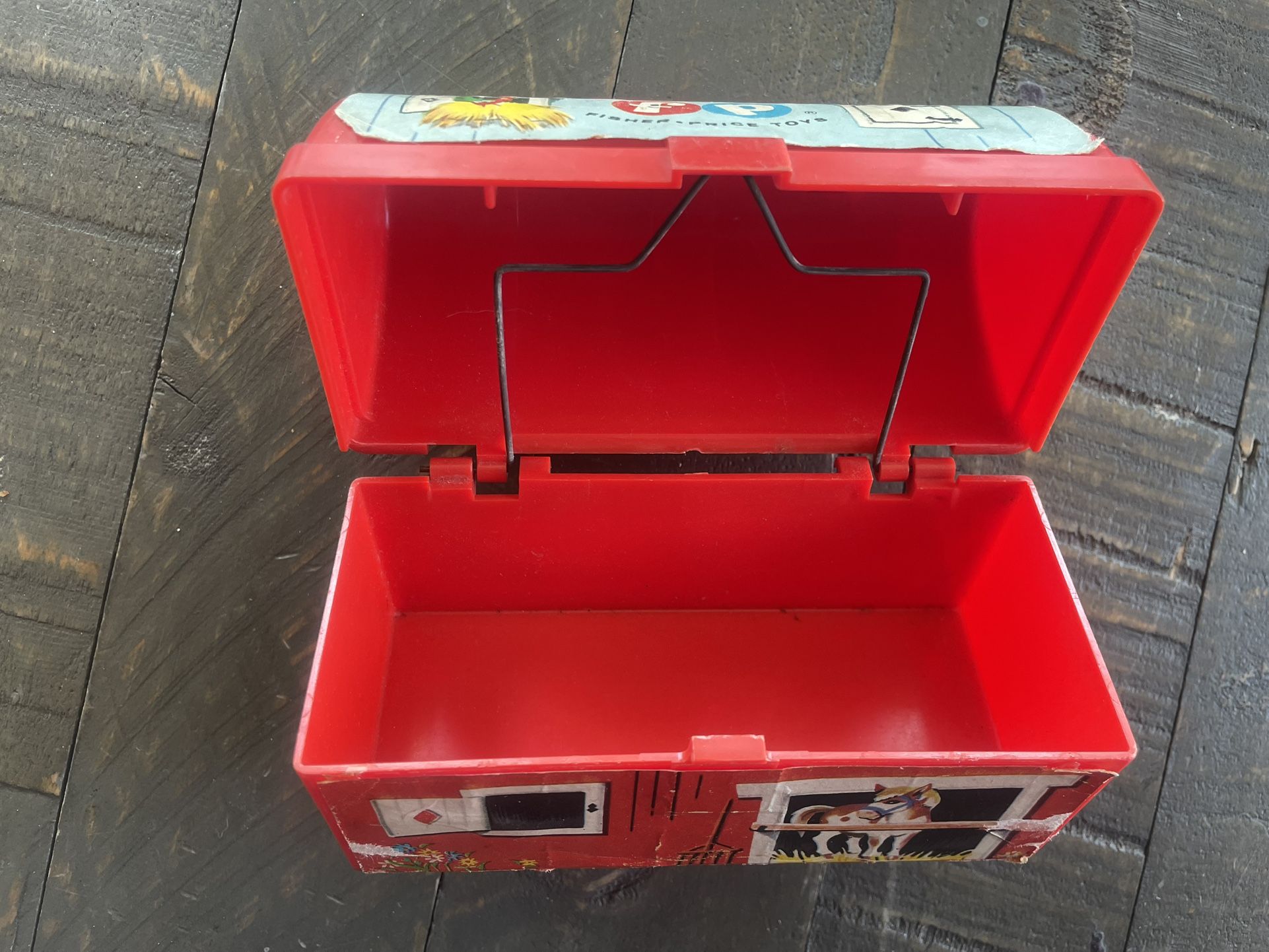 Vintage 1962 Fisher Price Barn Lunch Box - Model #549 - photo 5