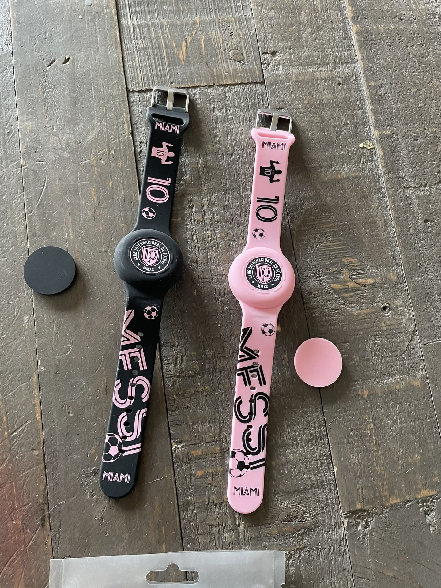 2 Piece AirTag Bracelets - Pink/Black - photo 2