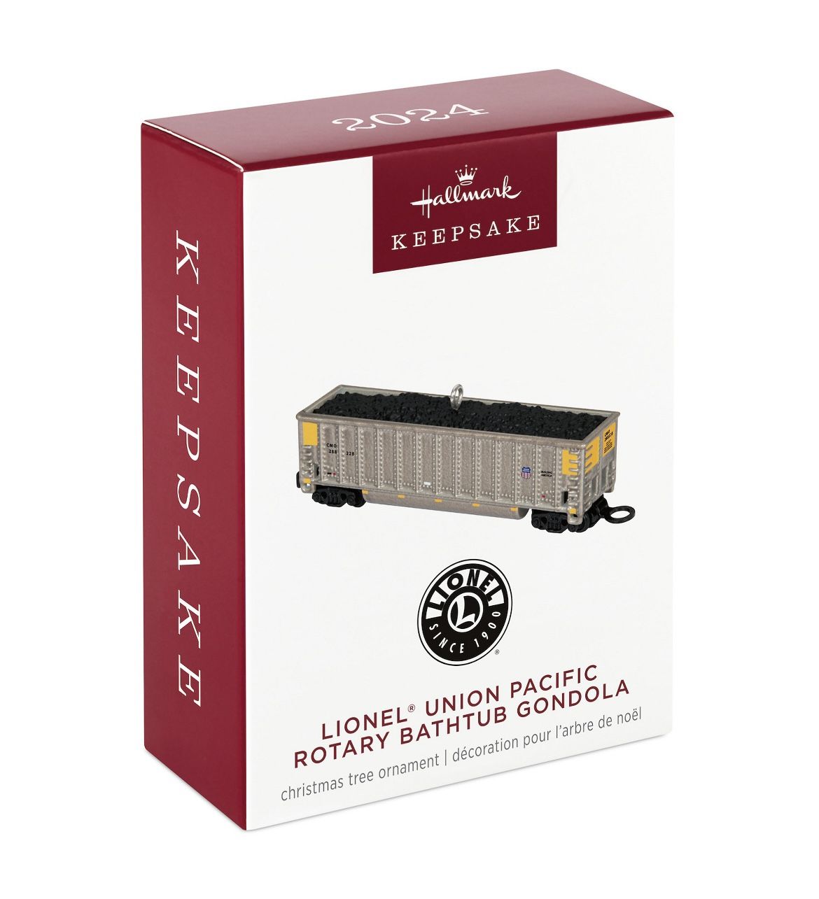 Lionel Union Pacific Rotary Bathtub Gondola Hallmark Ornament