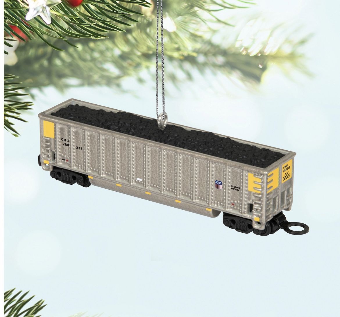Lionel Union Pacific Rotary Bathtub Gondola Hallmark Ornament - photo 3