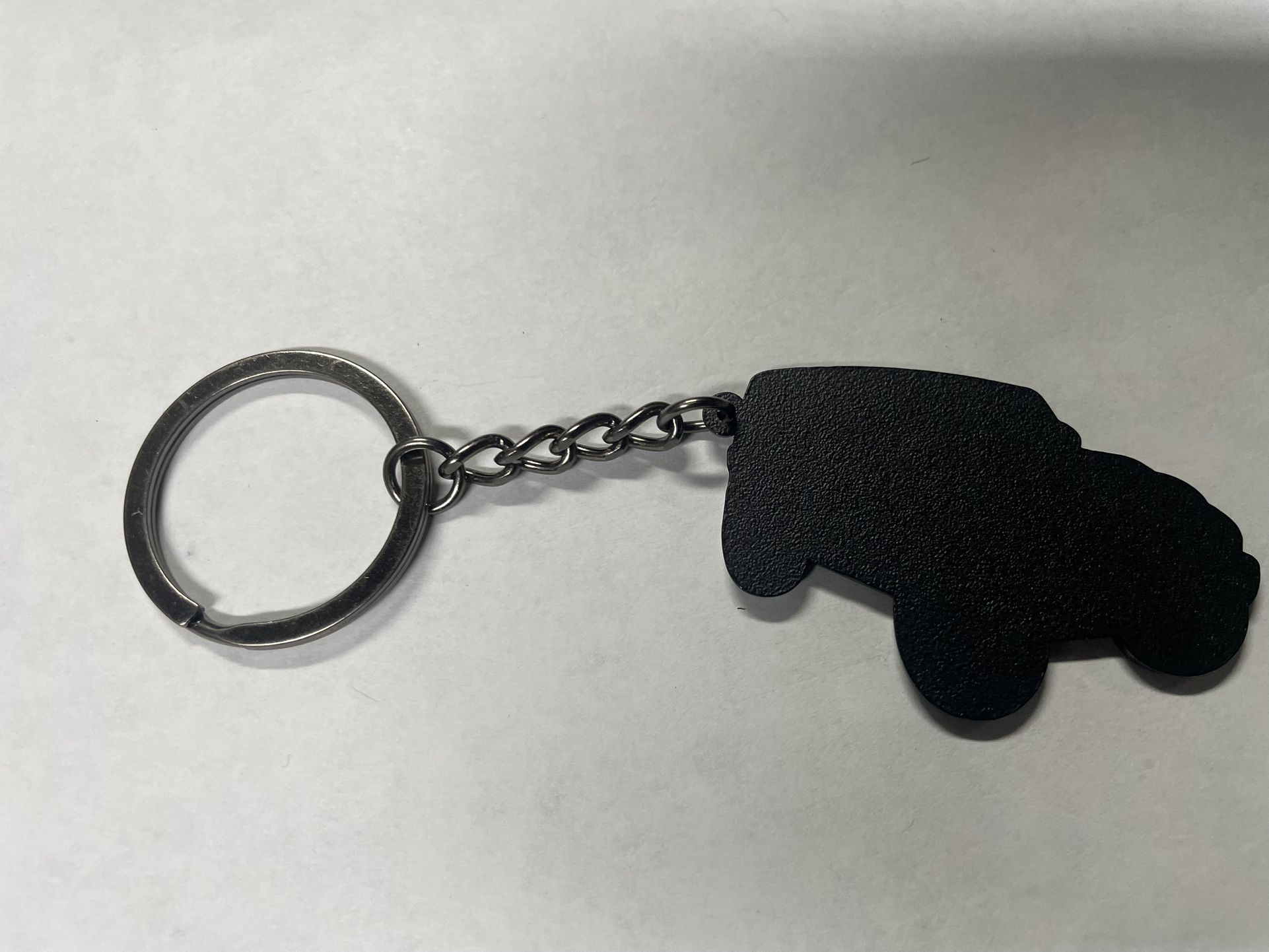NEW - Metal Keychain For Jeep Wrangler - Blue - photo 3