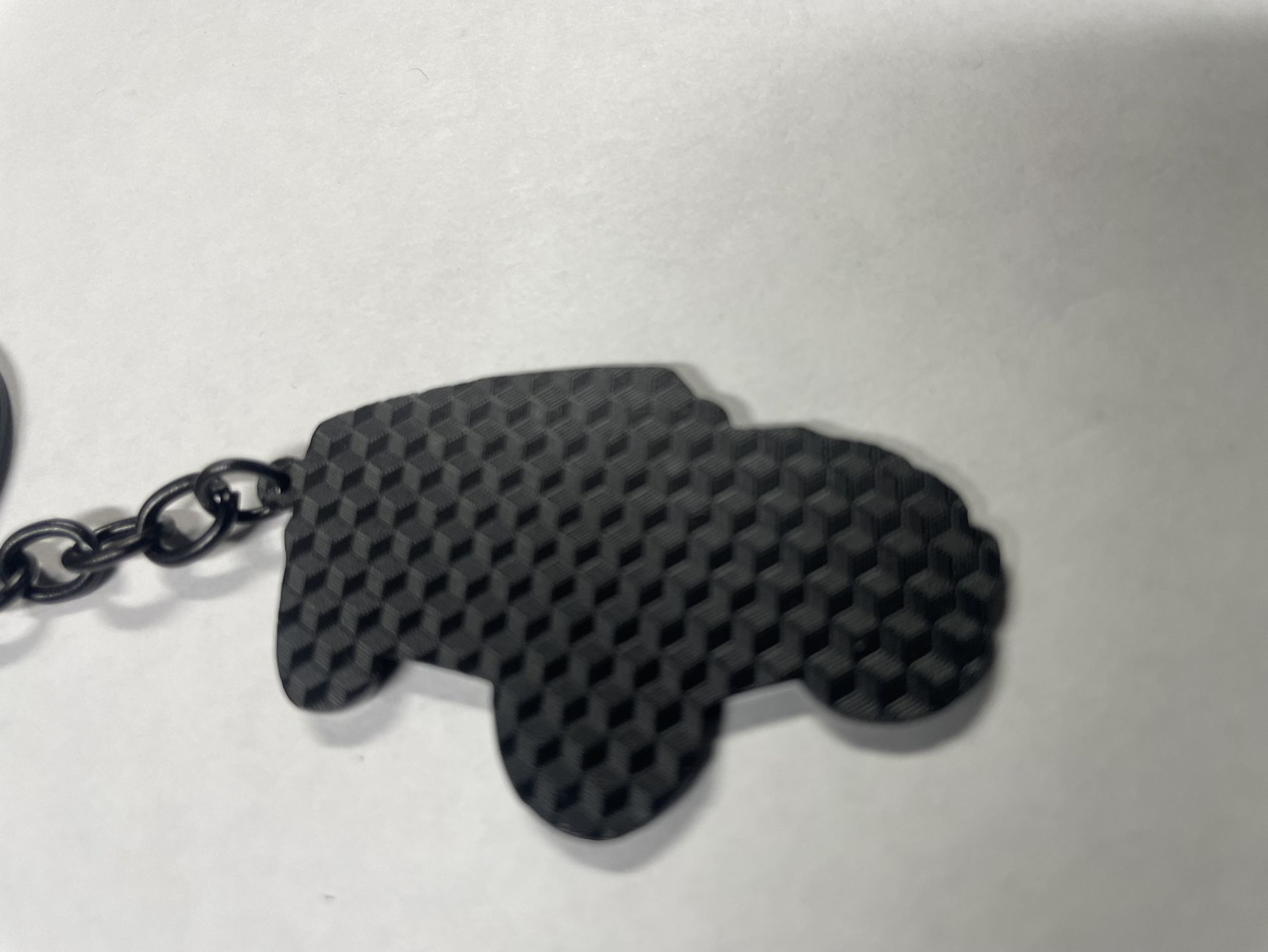 NEW - Metal Keychain For Jeep Wrangler - Black - photo 4