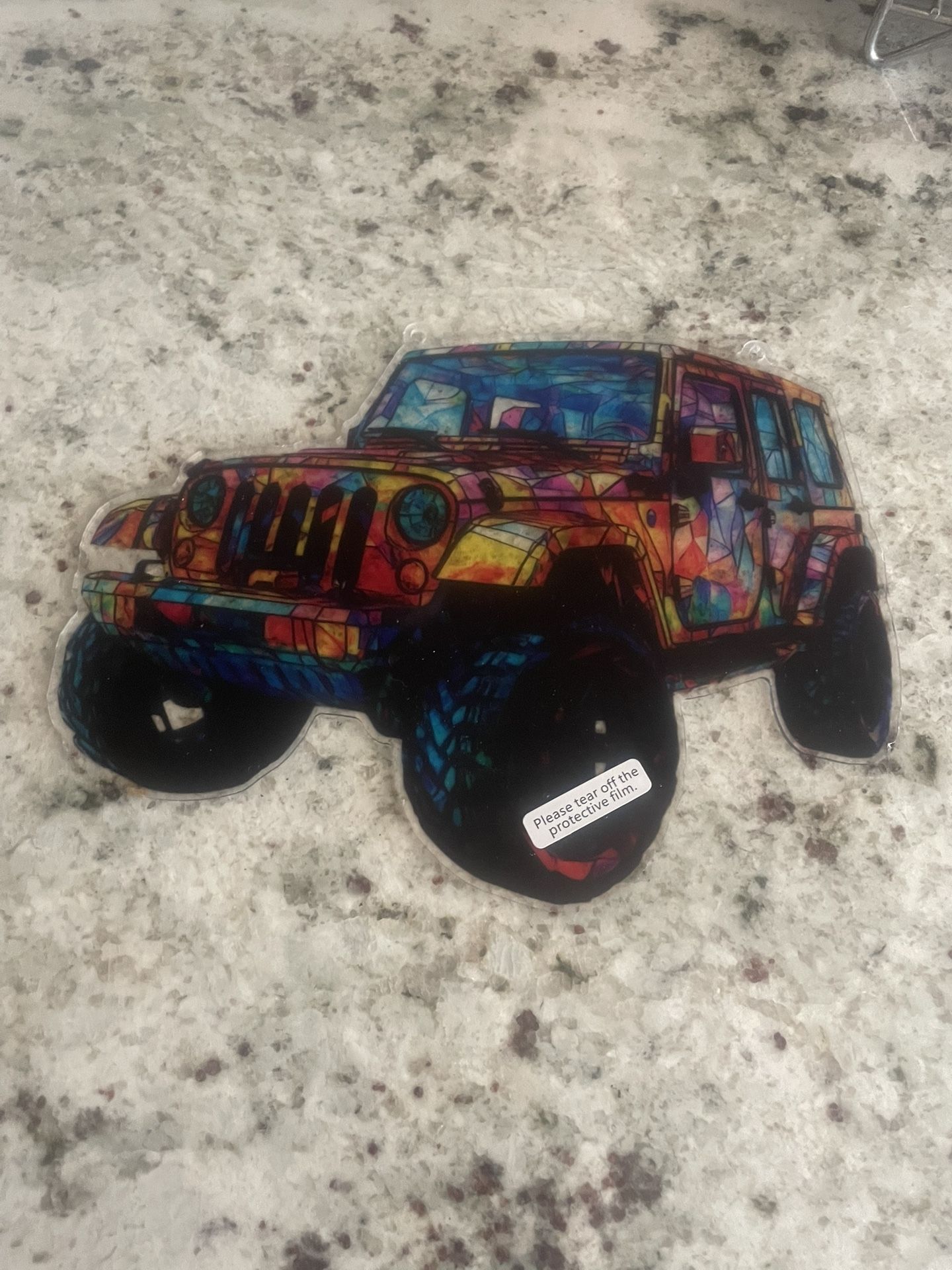 Acrylic Suncatcher For Jeep Wrangler Window Hanging - photo 3