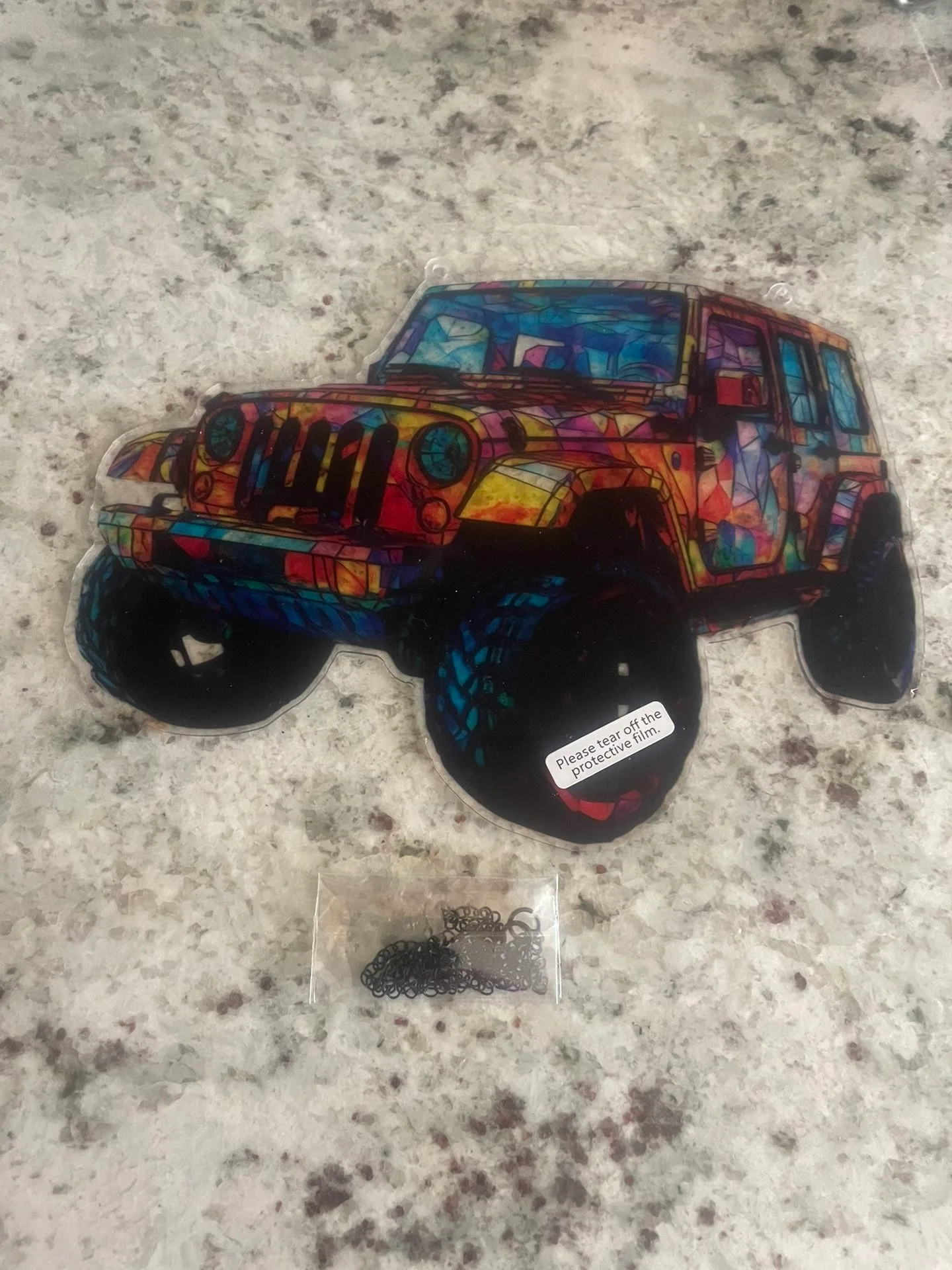 Acrylic Suncatcher For Jeep Wrangler Window Hanging - photo 4