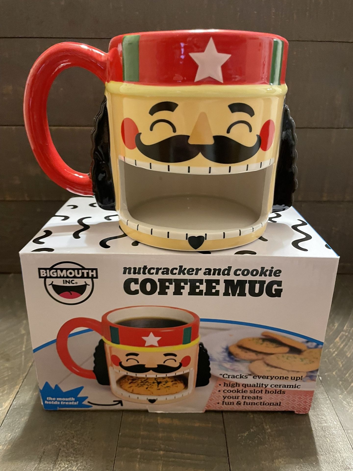 Bigmouth Inc. Nutcracker Cookie Mug