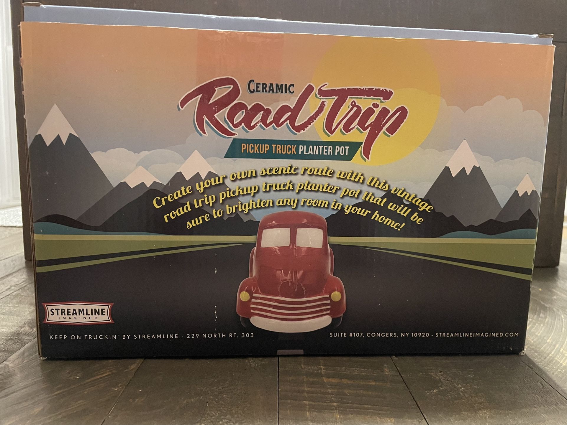 Collectible Road Trip Pickup Truck Planter Pot - photo 4