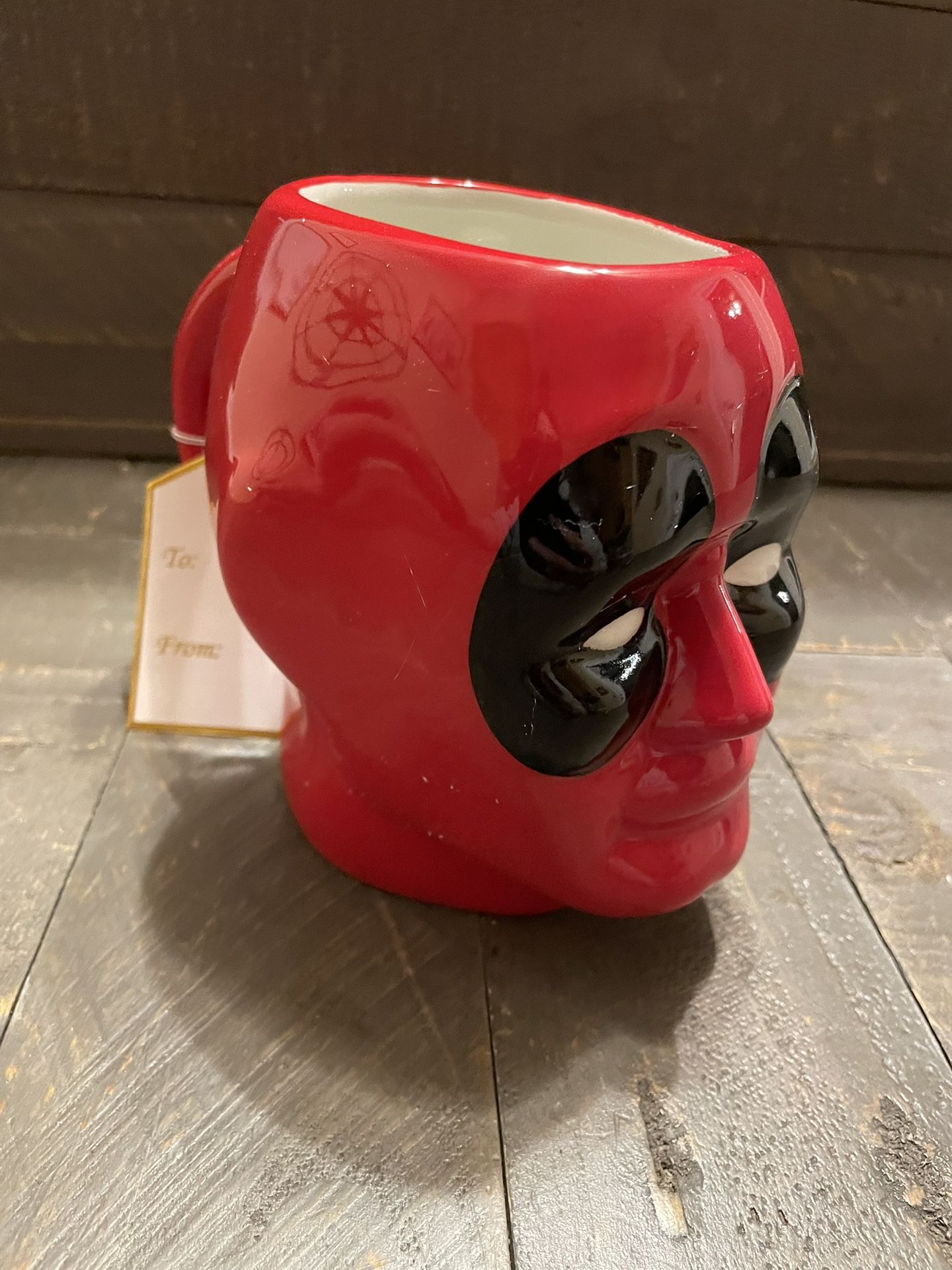 NEW Marvel Deadpool 3-D Sculpted 20 Oz Ceramic Mug - photo 2