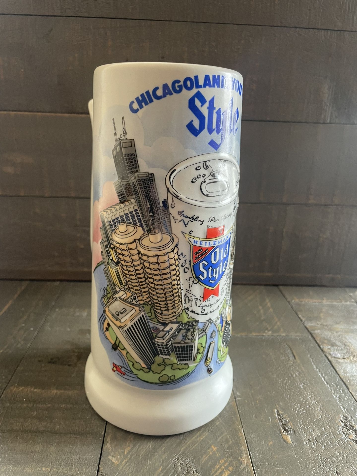 Vintage Chicagoland Old Style Beer Stein - 1981