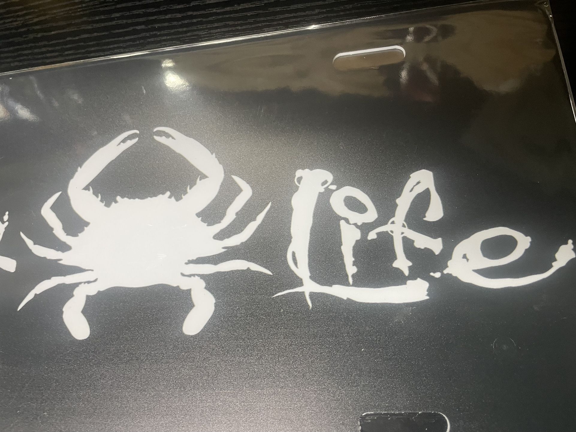 Salt Life Crab License Plate / Wall Hanging - photo 3