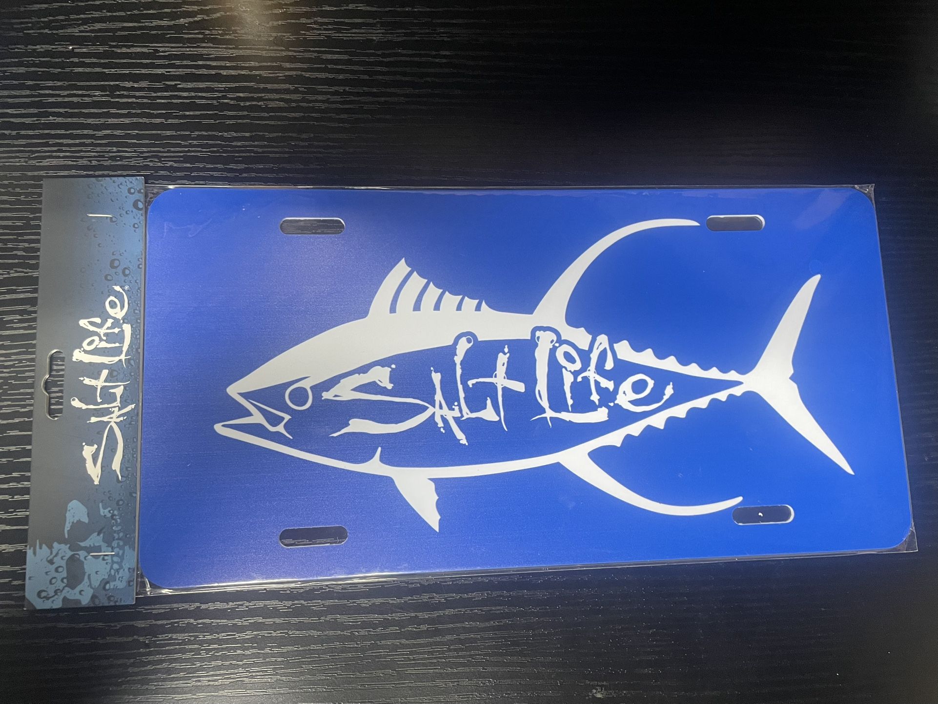 Salt Life Fish License Plate - Wall Hanging