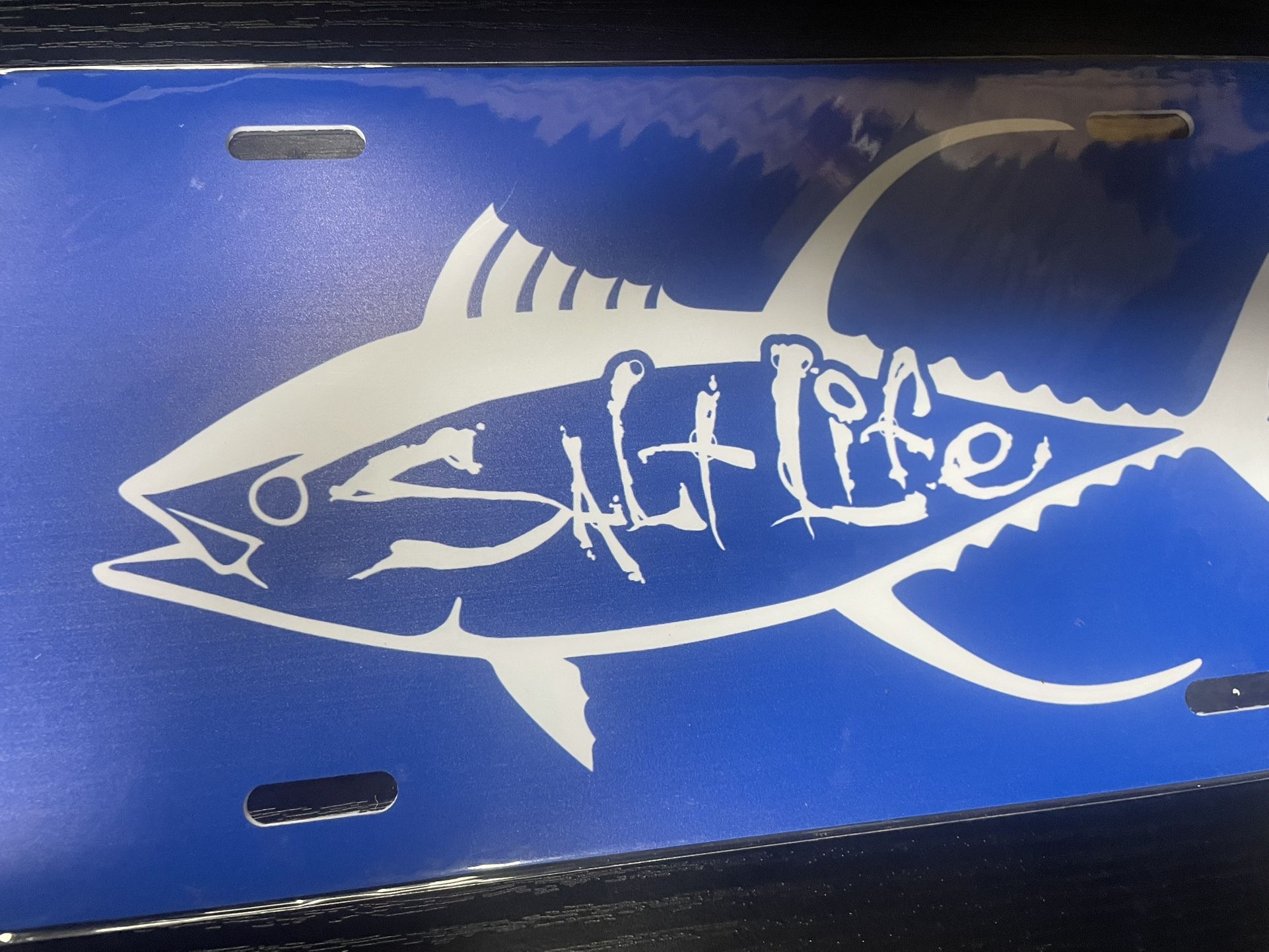 Salt Life Fish License Plate - Wall Hanging - photo 2