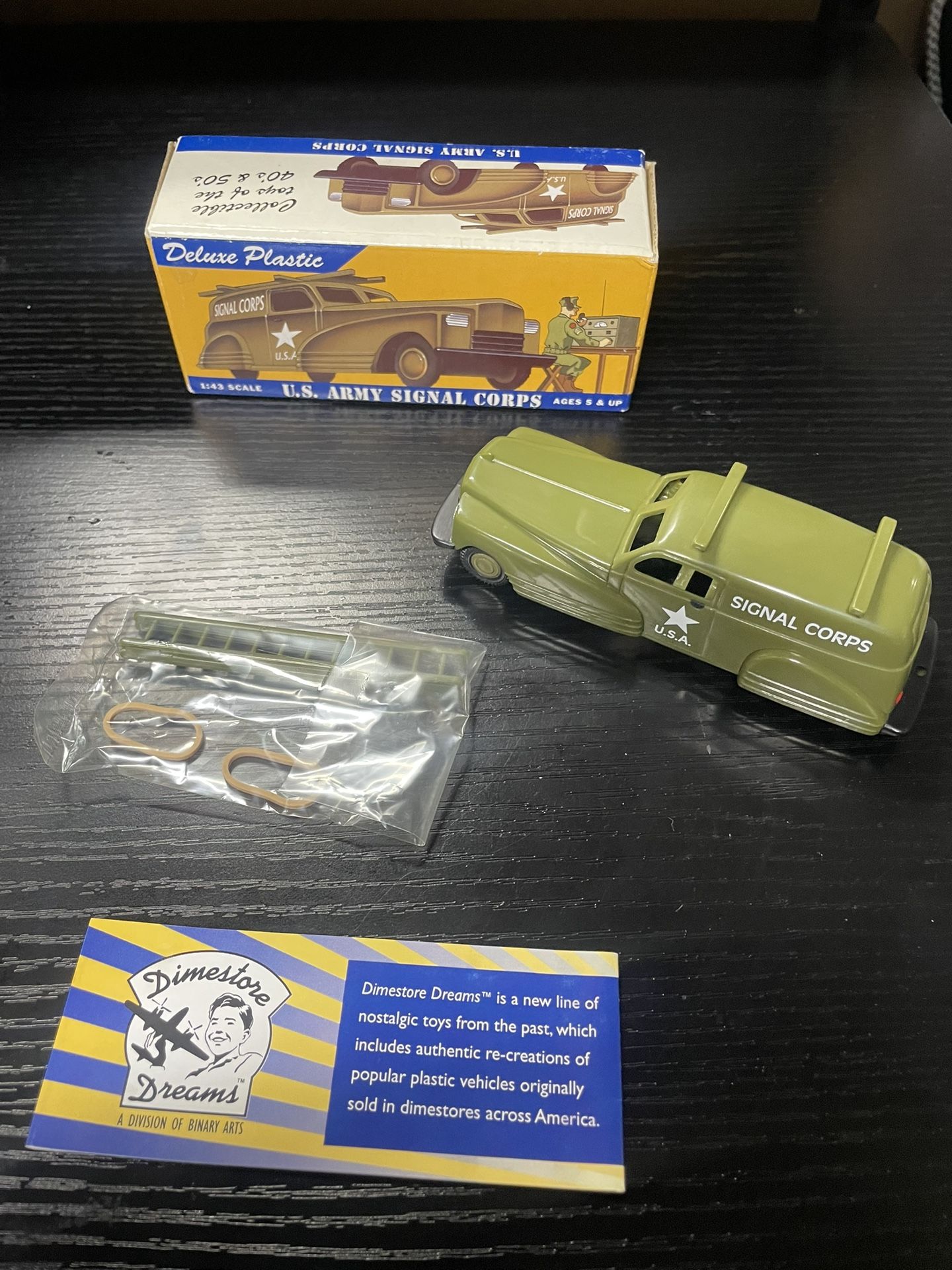 US Army Signal Corps Truck 1:43 Scale Vintage
