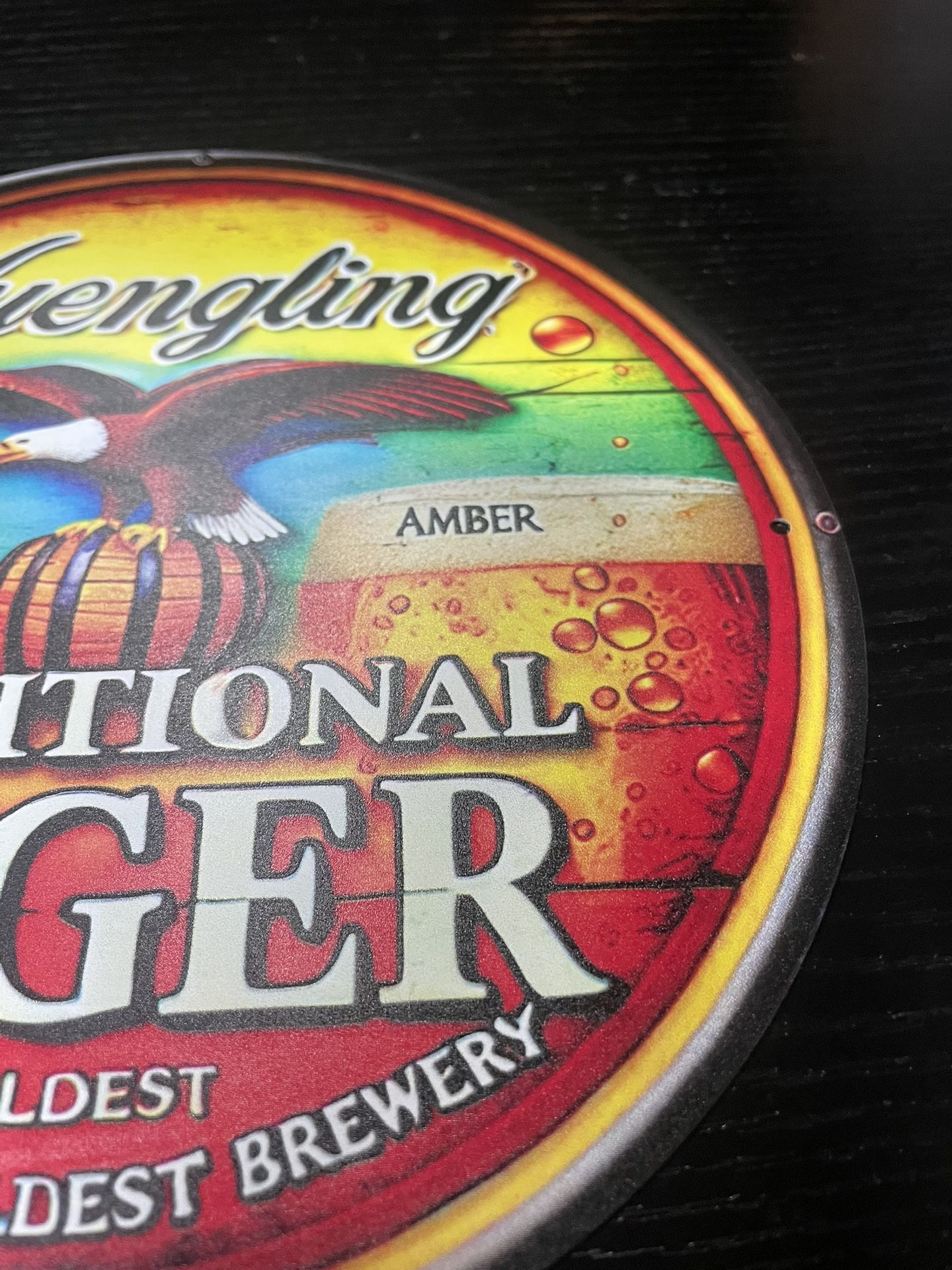 NEW - Metal Yuengling Traditional Lager Hanging Sign - Brewerian - photo 3