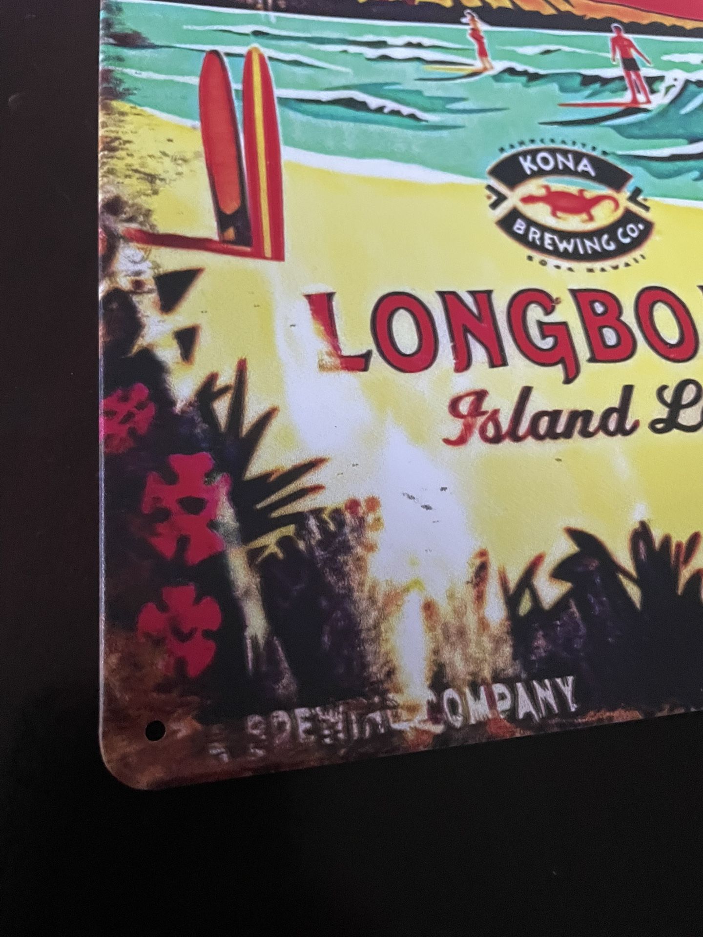 Liquid Aloha Longboard Island Lager Hanging Sign - photo 4