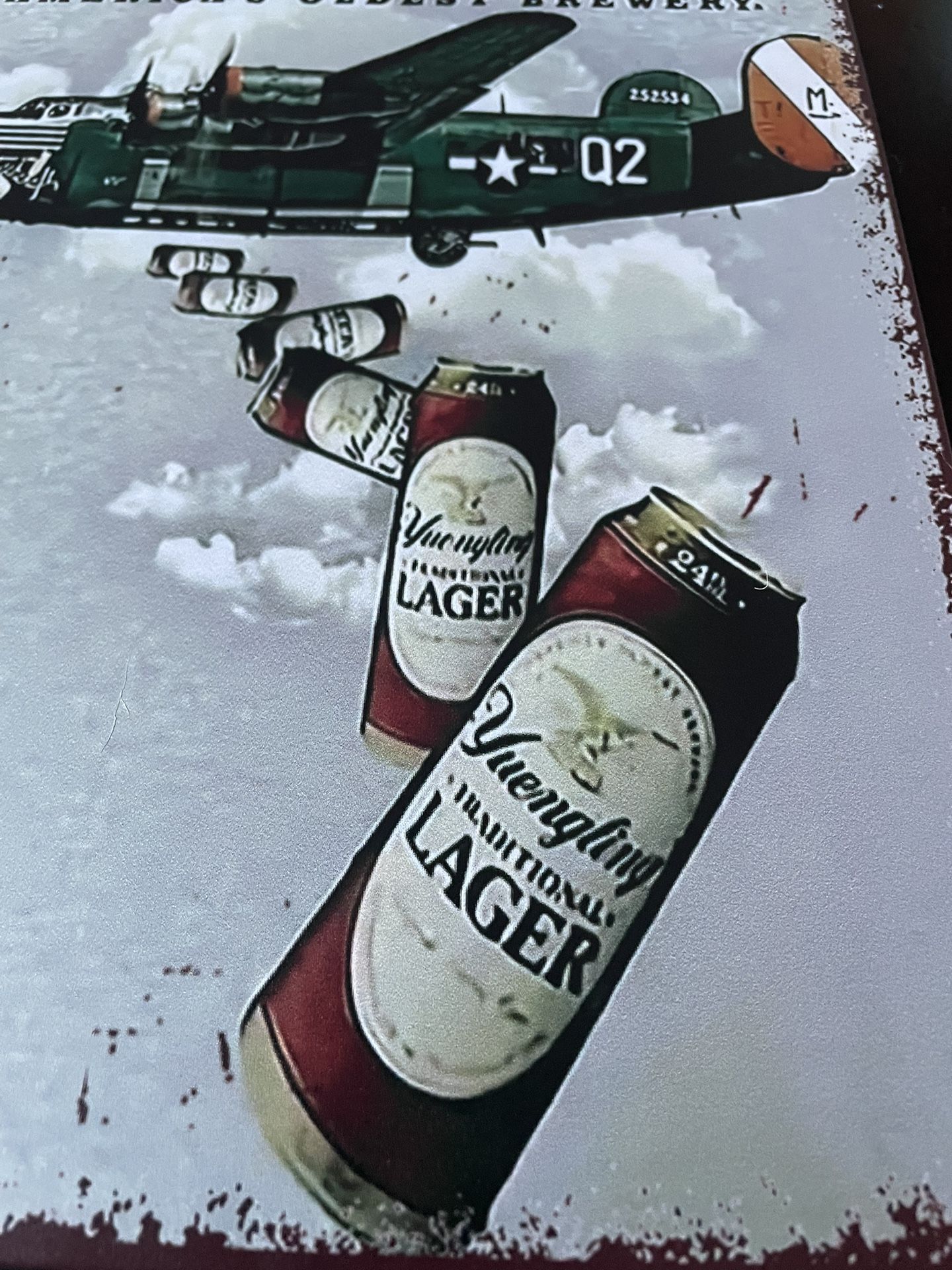 Yuengling America's Oldest Brewery Metal Hanging Sign - photo 3