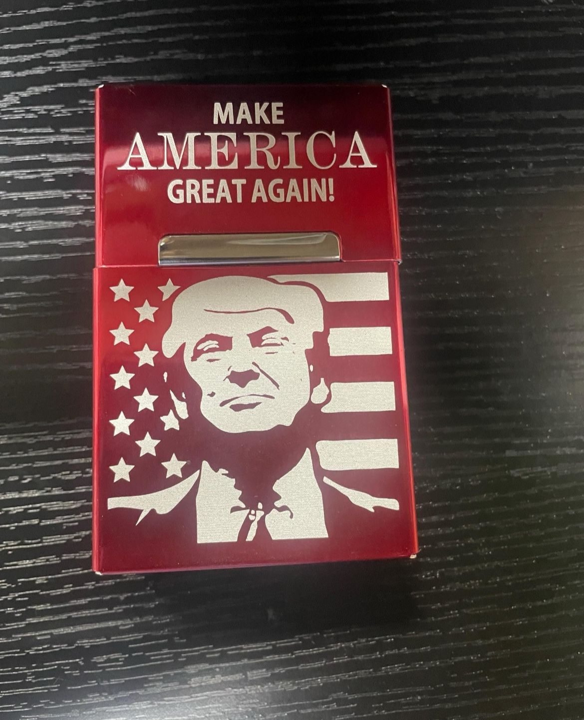MAGA Trump Cigarette/Coin/Pencil Case - Red