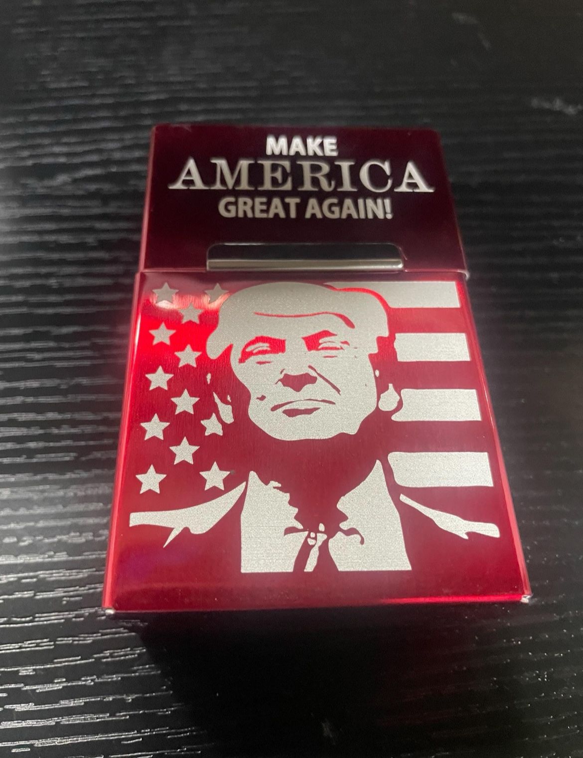MAGA Trump Cigarette/Coin/Pencil Case - Red - photo 2