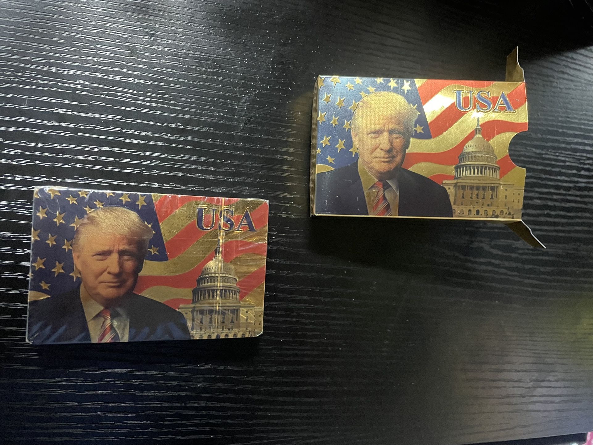 Collectible Trump Gold Foil Playing Cards - MAGA - photo 5
