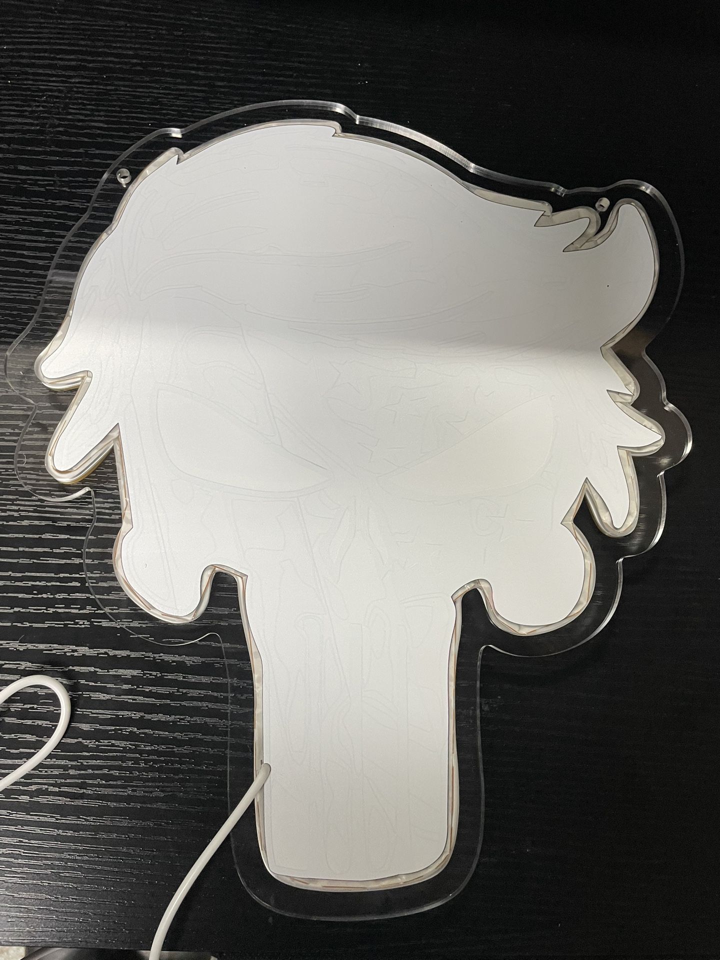 Trump LED Neon Hanging Sign - Dimmable - MAGA Skull - photo 4