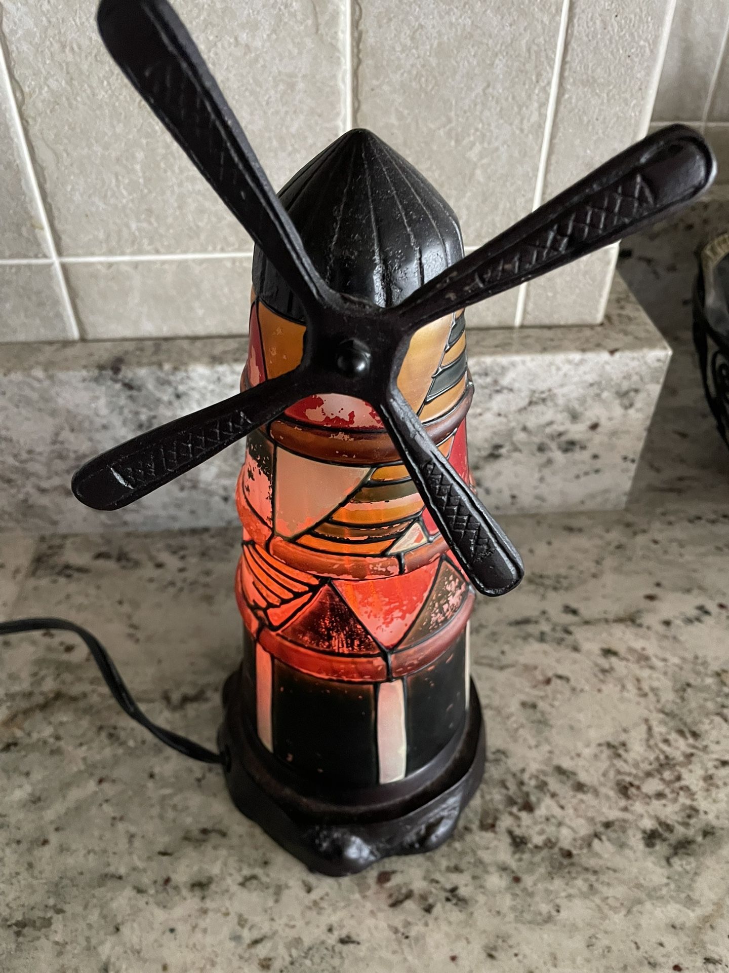 Vintage Cast Iron Lighthouse Night Light - Blinking, Steady On, - photo 5