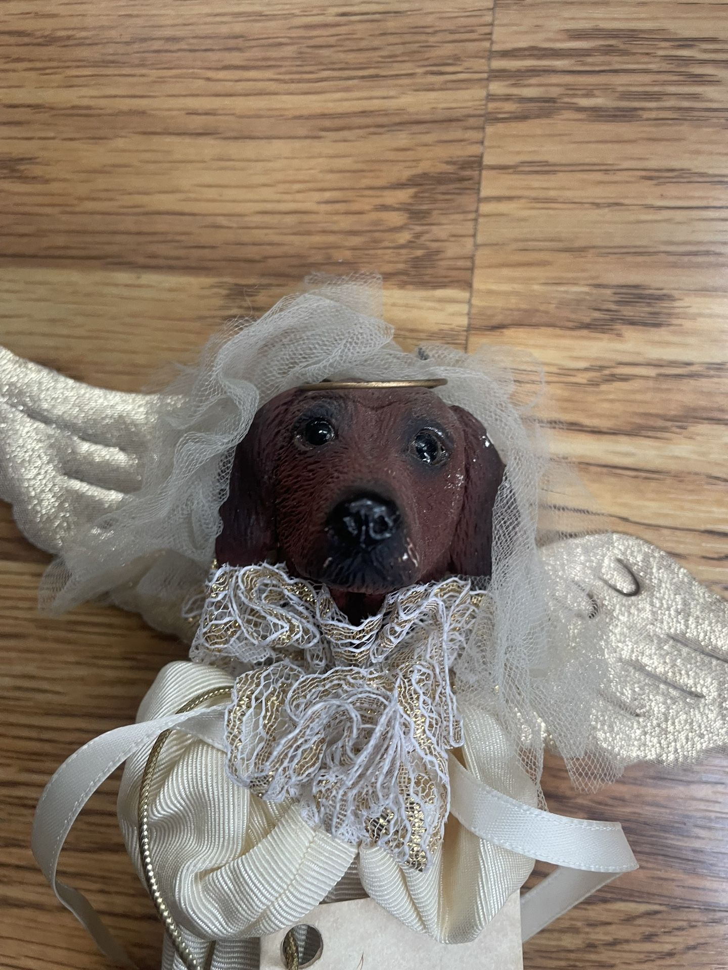 Vintage Rescue Red Dachshund Dog Tree Topper/Ornament - photo 2