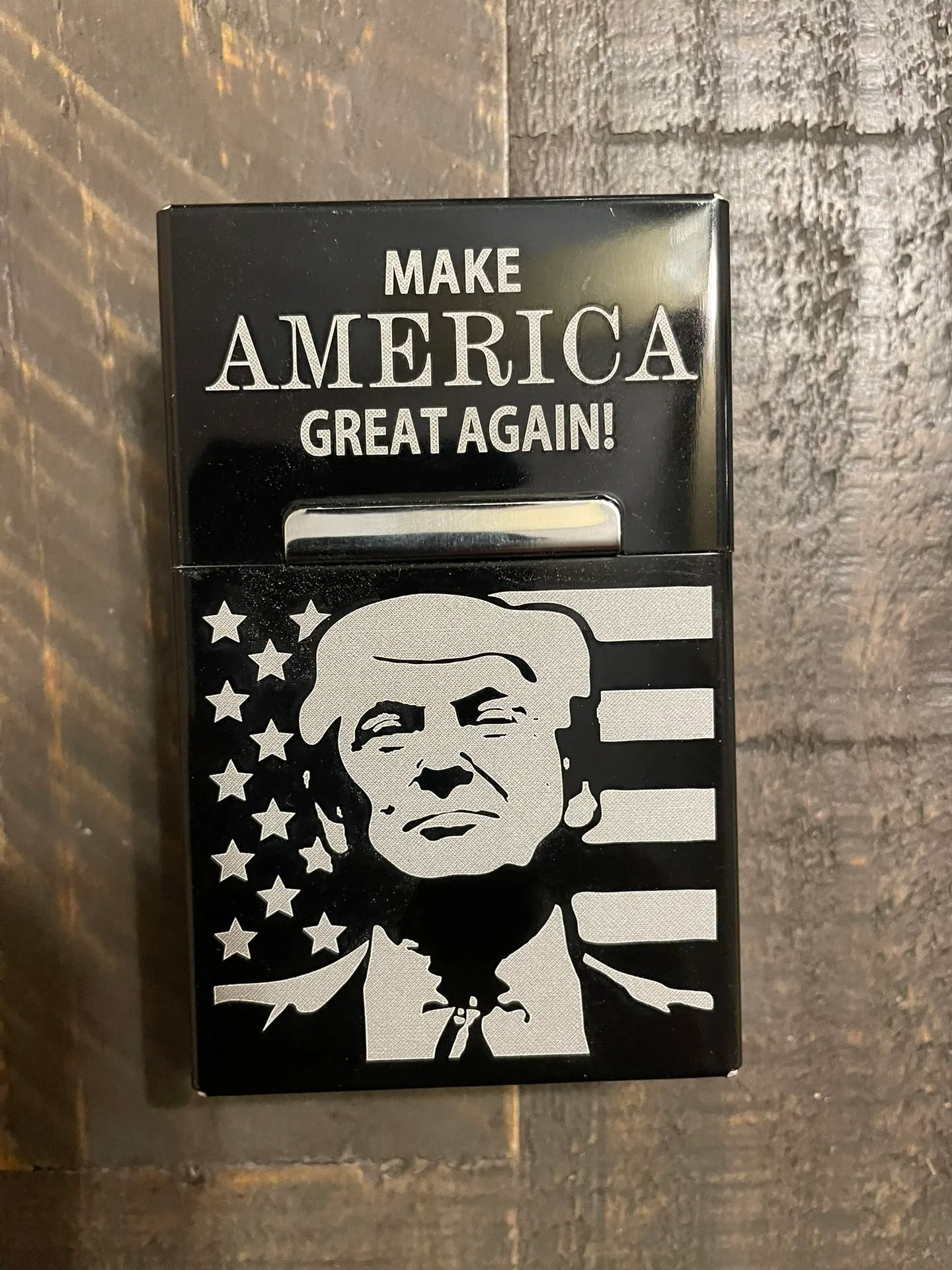 MAGA Trump Cigarette/Coin/Pencil Case - Black - photo 2