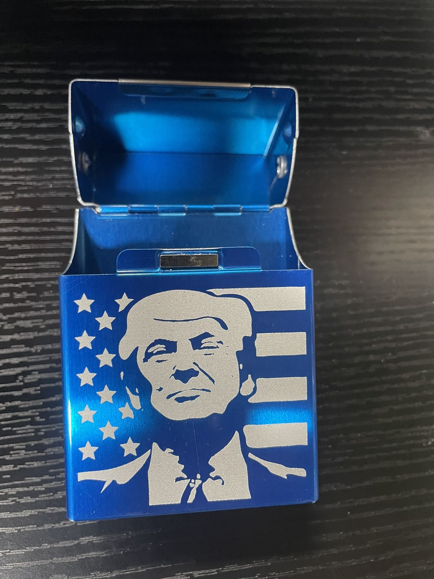 MAGA Trump Cigarette Case Coin Pencil Holder - photo 3