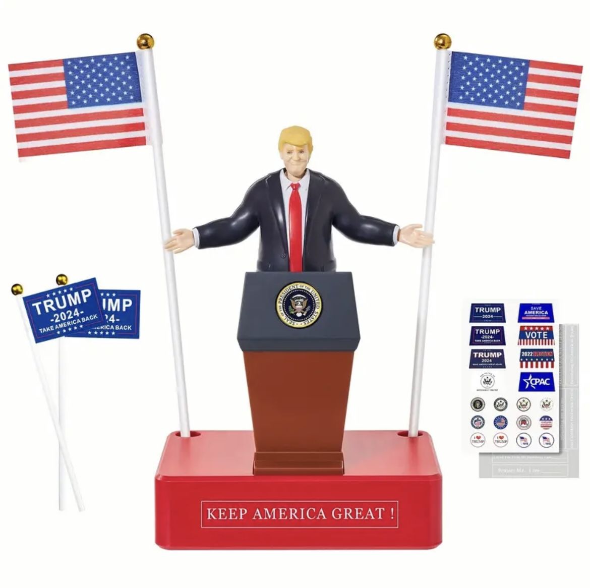 Donald Trump Desktop Pencil Sharpener With Hidden Tray