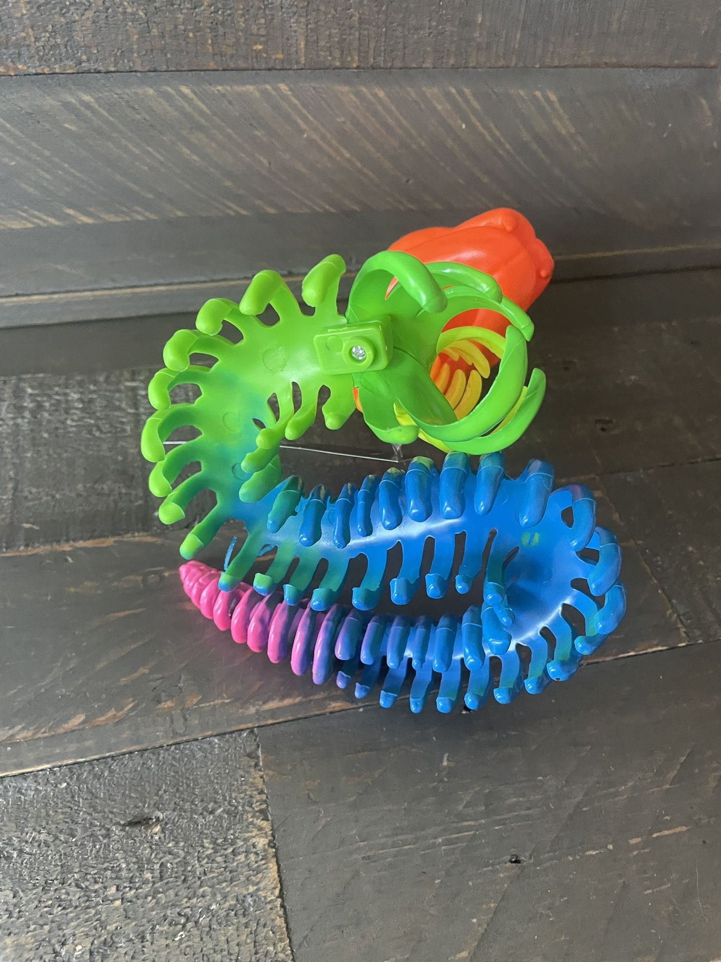 Rainbow Skeleton Snake - Faux - Mouth Opens - photo 4